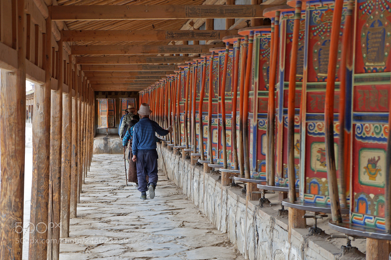 Sony Alpha NEX-F3 sample photo. Prayer wheels photography