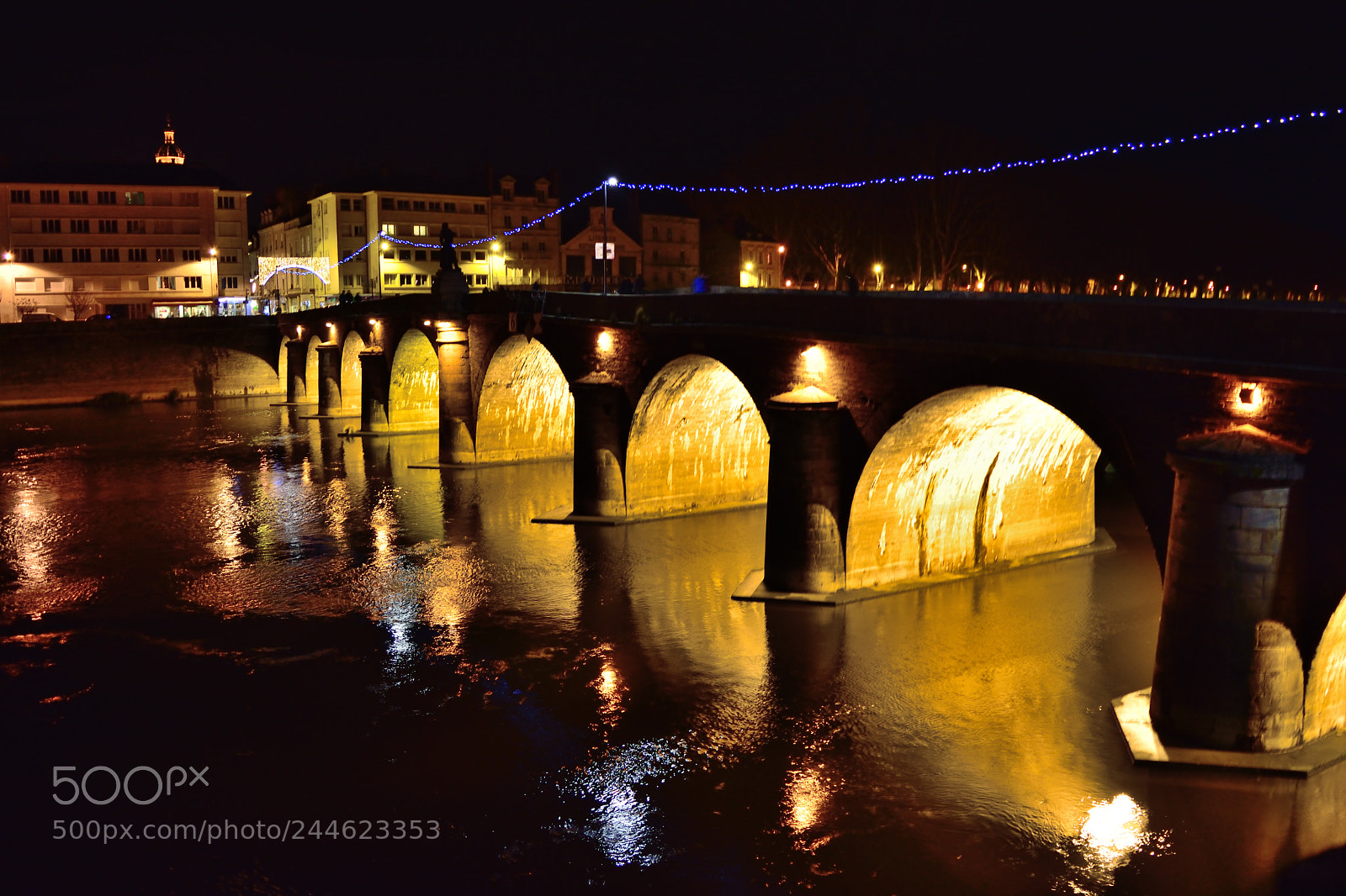 Nikon D5500 sample photo. Pont de verdun angers photography