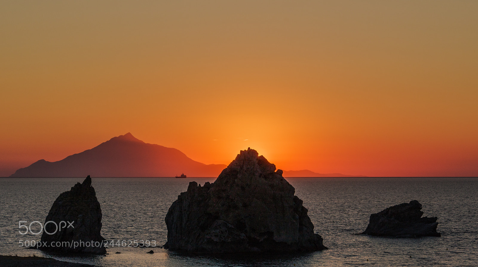 Canon EOS 40D sample photo. Disappearing sun mount athos photography