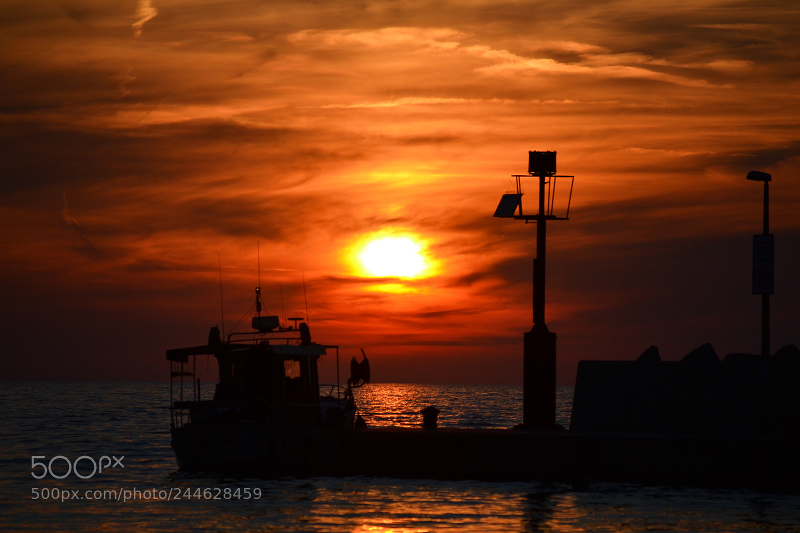 Nikon D3100 sample photo. Unije sunset photography