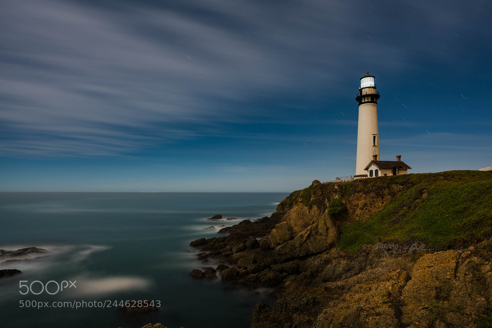Sony a7R II sample photo. Pigeon point light under photography