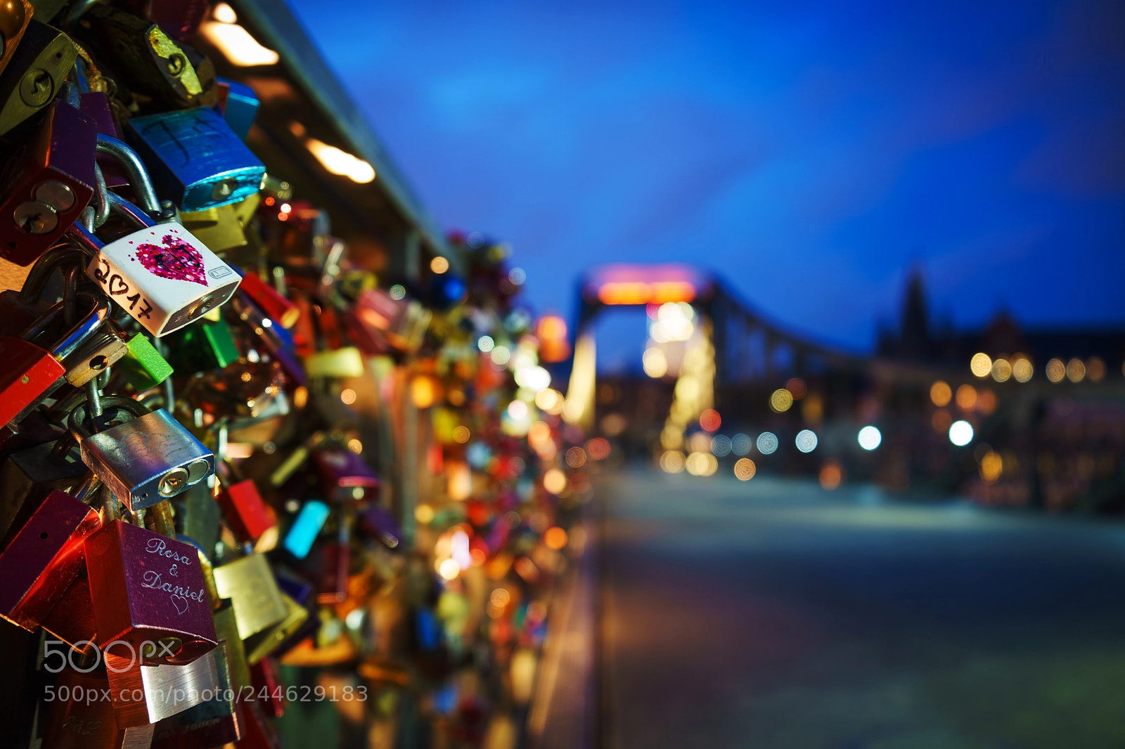 Sony a7 II sample photo. Love locks frankfurt photography