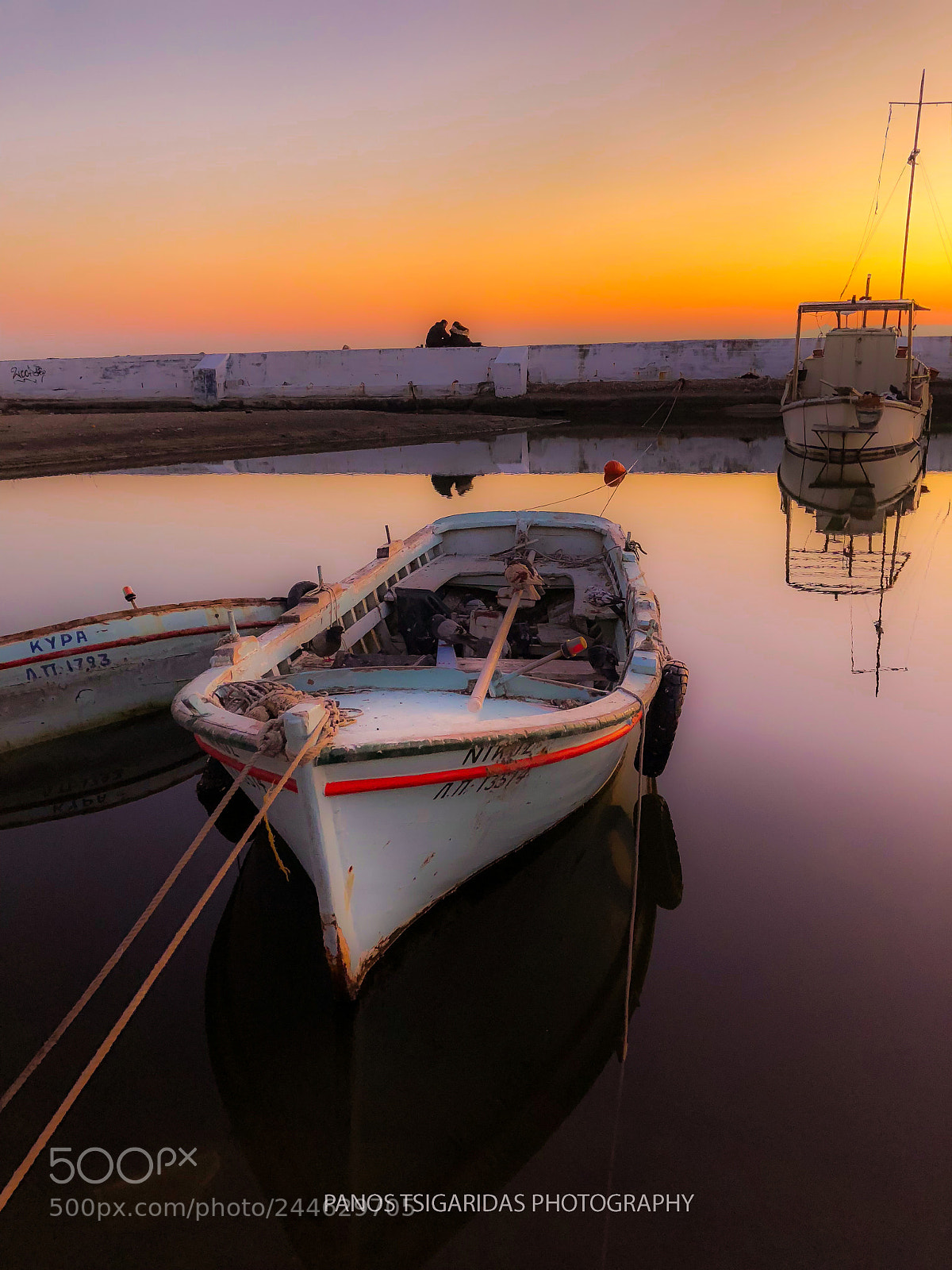 Apple iPhone 8 Plus sample photo. Boats in marine with photography
