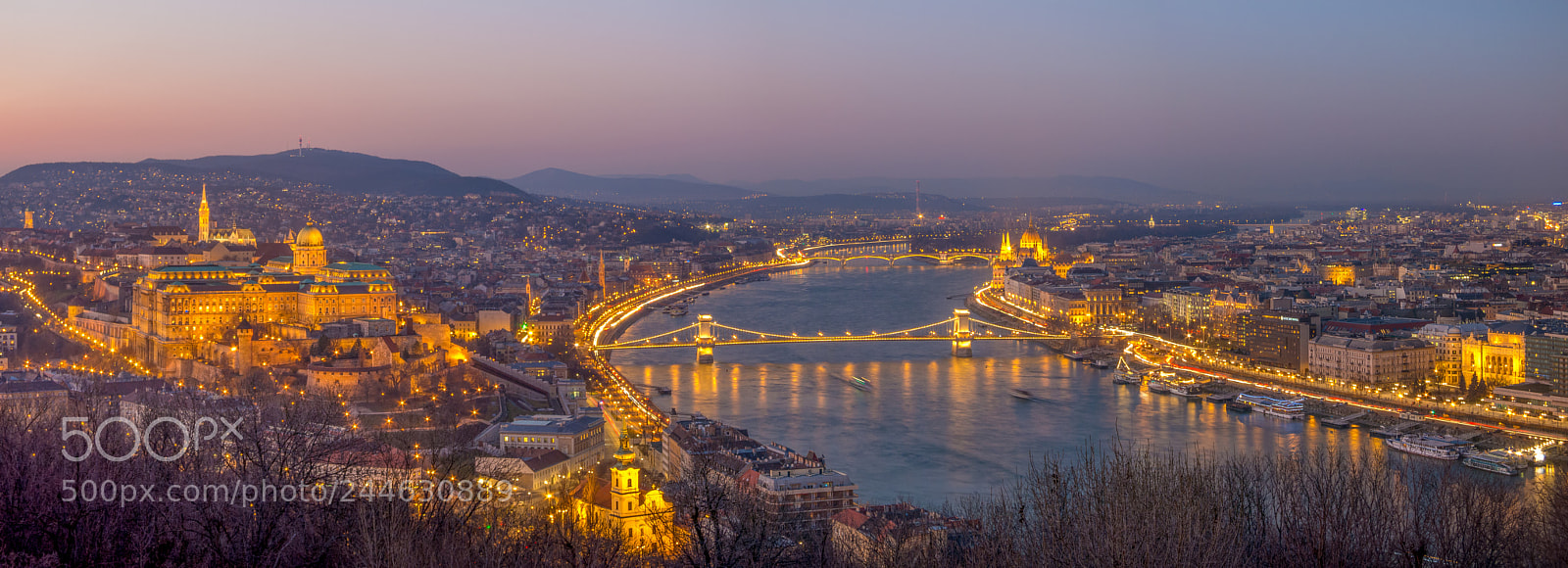 Canon PowerShot S110 sample photo. Budapest city lights photography