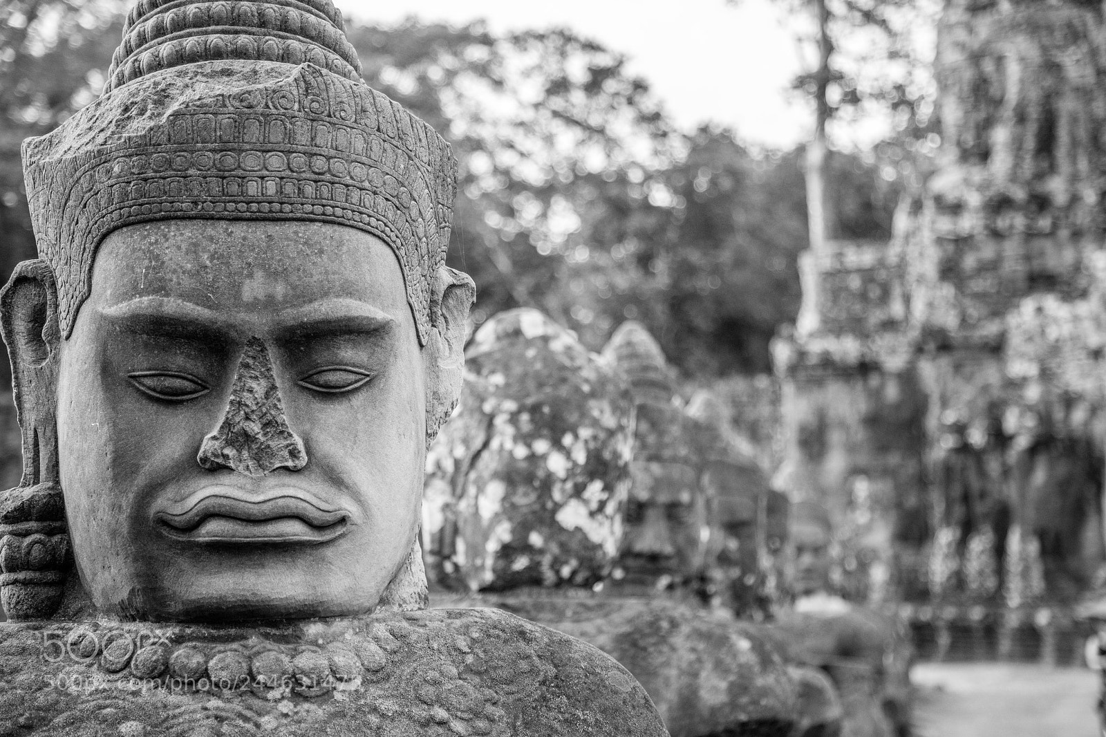 Canon EOS 5DS R sample photo. Ancient faces of ankgor photography
