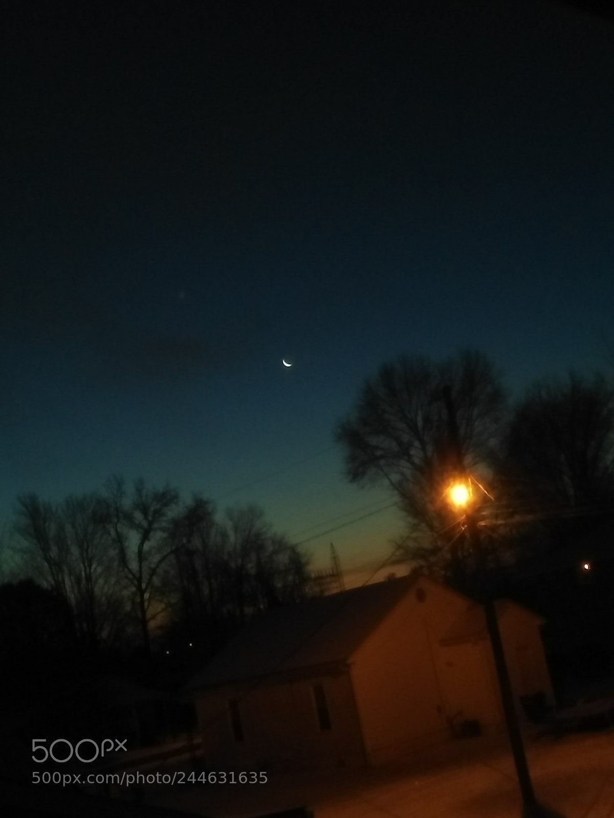 Motorola Moto E4 sample photo. Beautiful moon photography