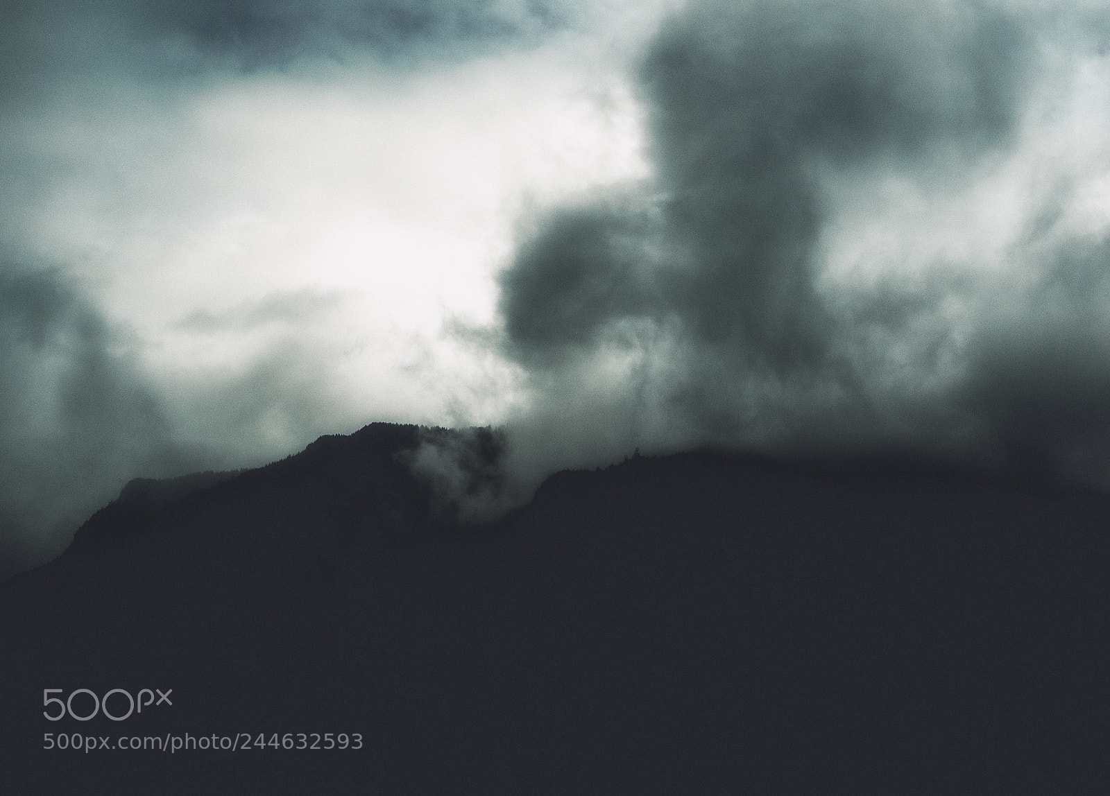 Fujifilm X100S sample photo. Mountain silhouette photography