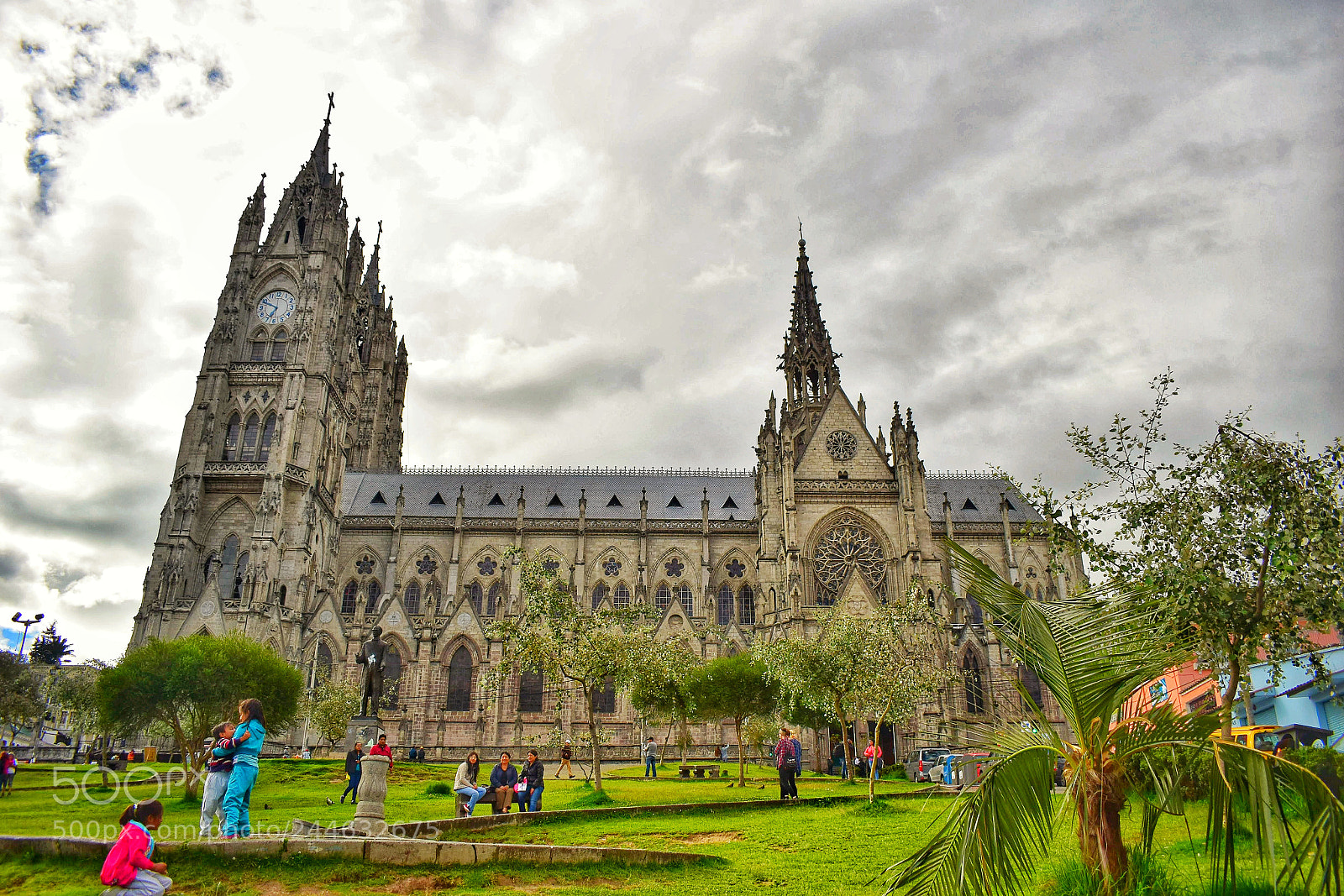 Nikon D5500 sample photo. Basilica del voto nacional photography