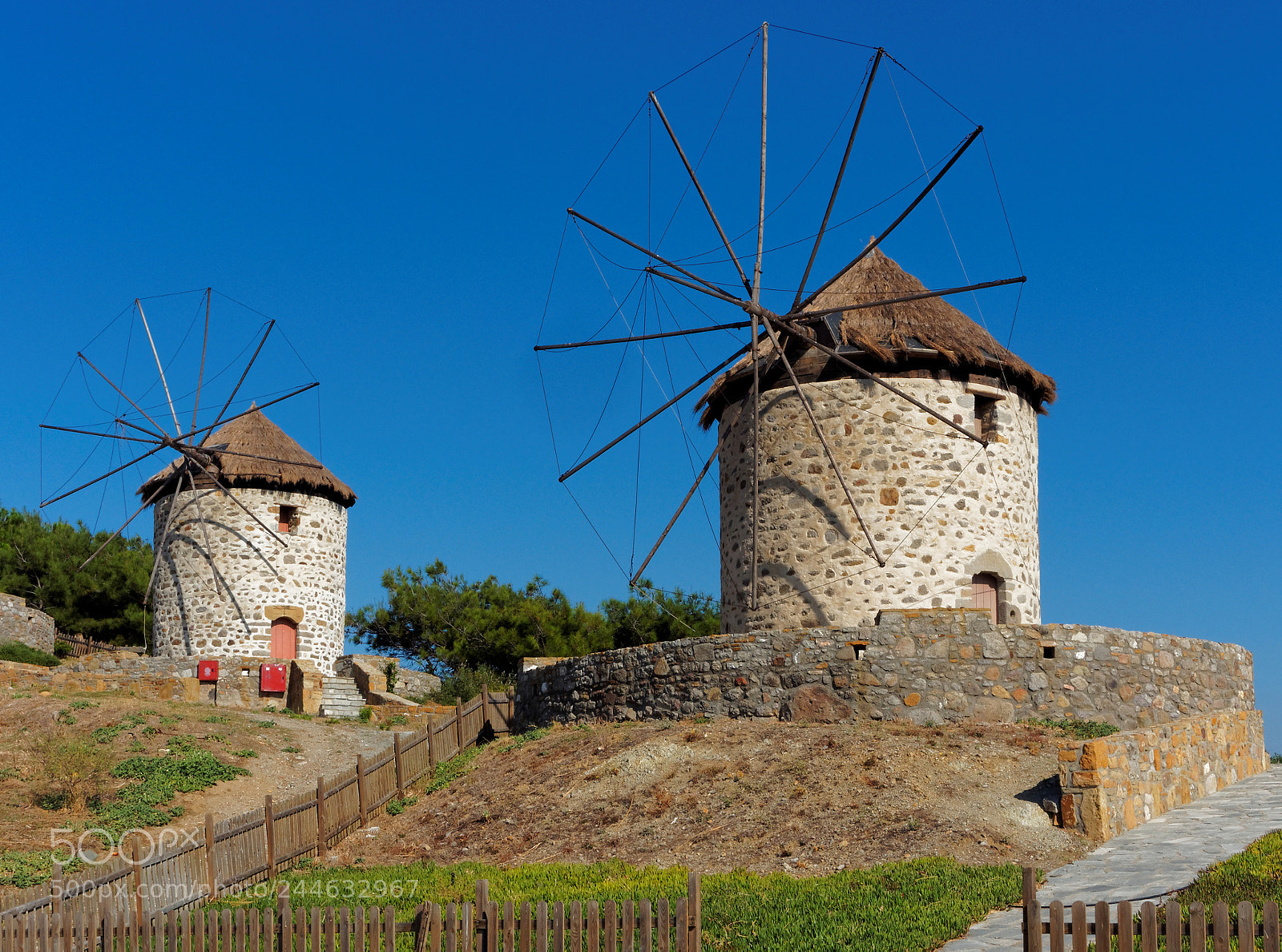 Olympus OM-D E-M5 sample photo. Windmills (kontias village) lemnos photography