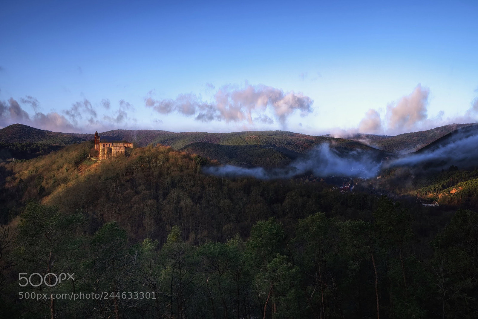 Pentax K-S2 sample photo. Klosterruine limburg photography