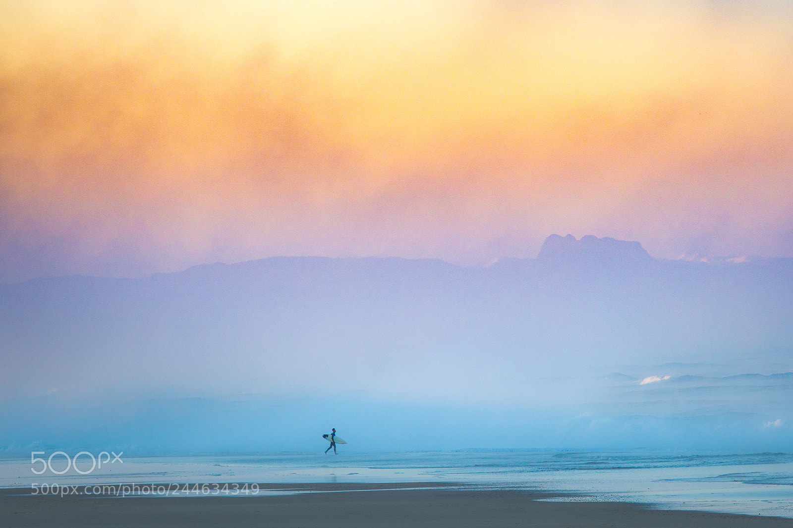 Sony a6300 sample photo. Sunrise through the mist photography