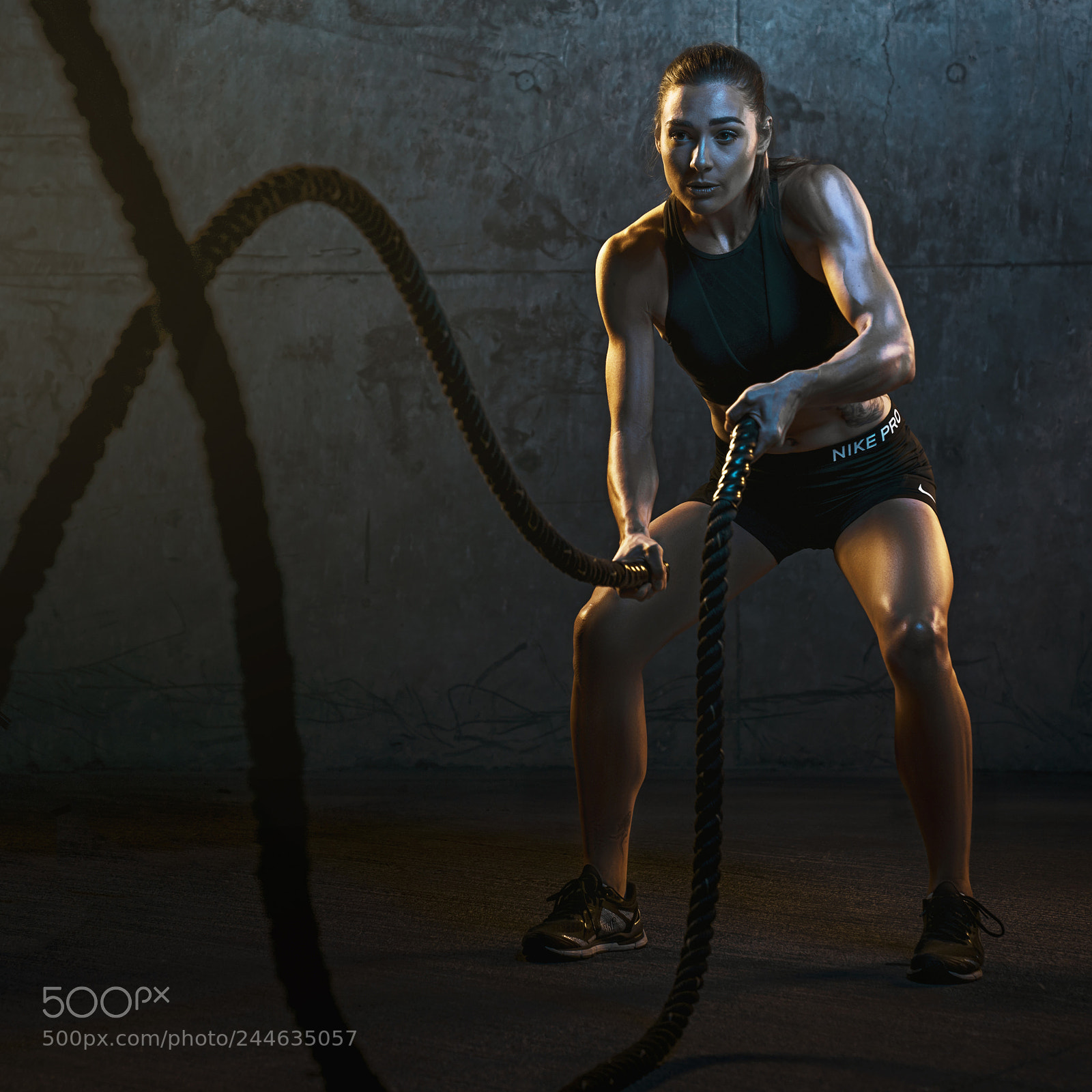 Sony a7R II sample photo. Tif battle ropes photography