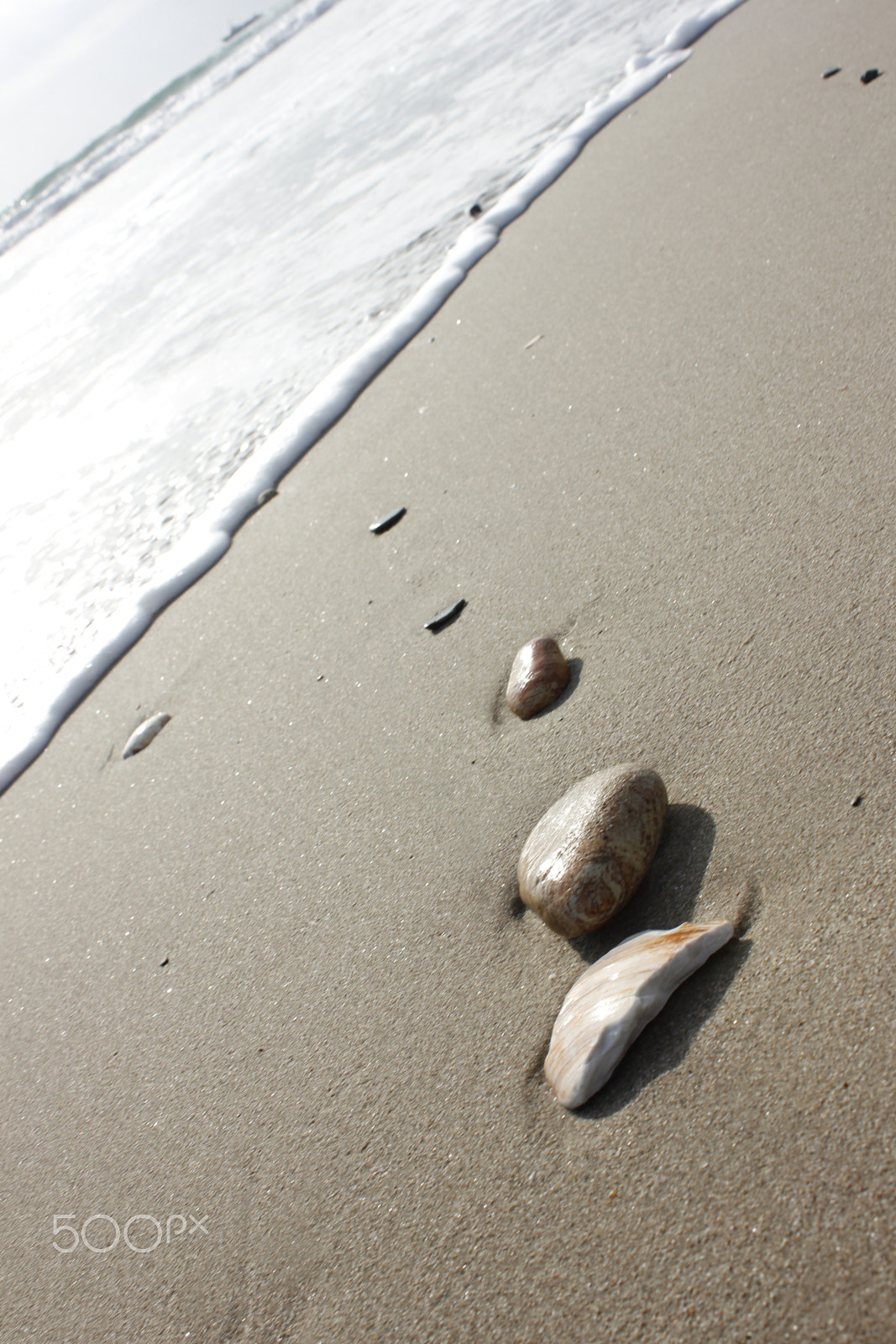 Canon EF-S 18-55mm F3.5-5.6 III sample photo. Step stones to beach photography