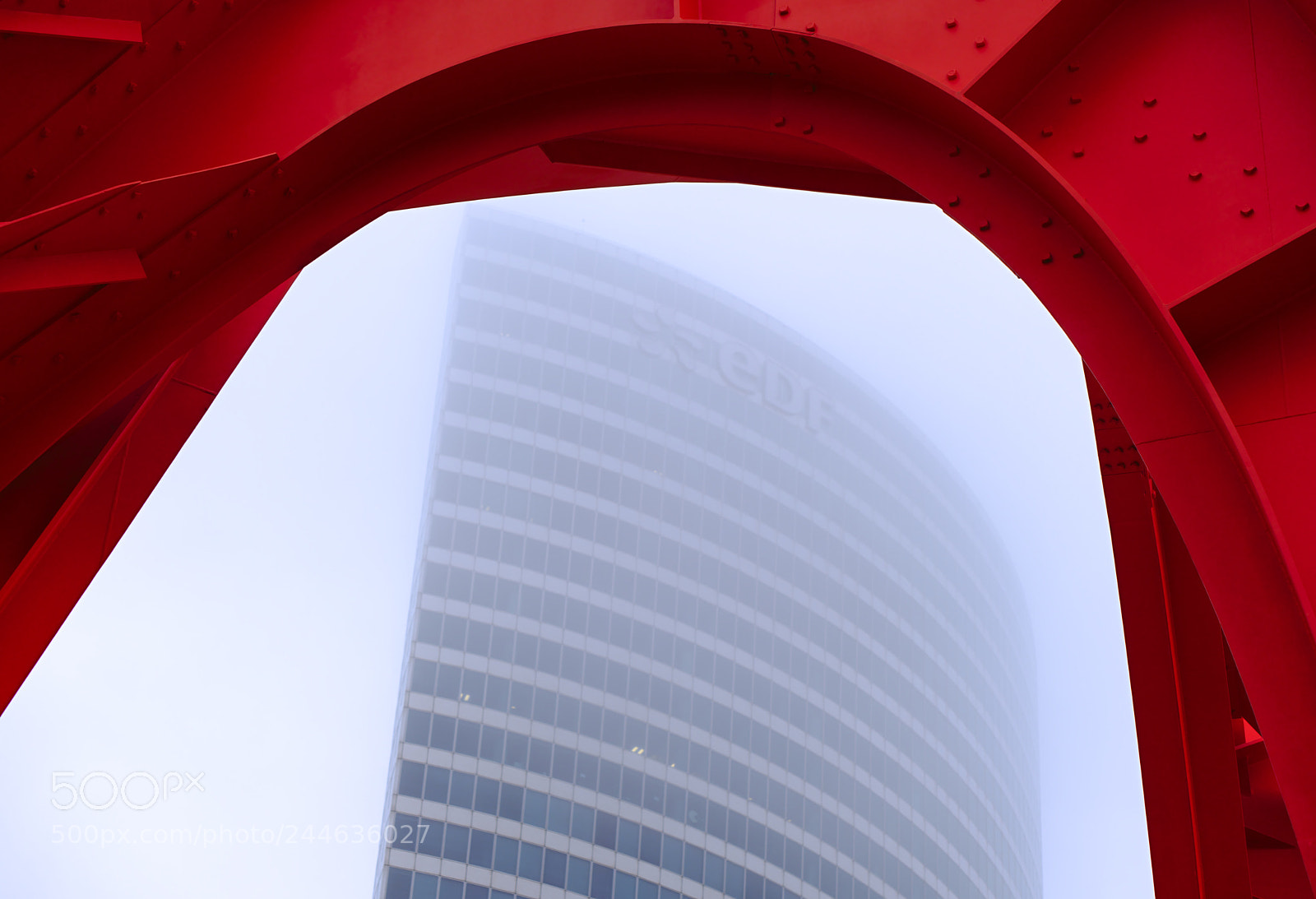 Fujifilm X-T2 sample photo. Red and misty 2 photography