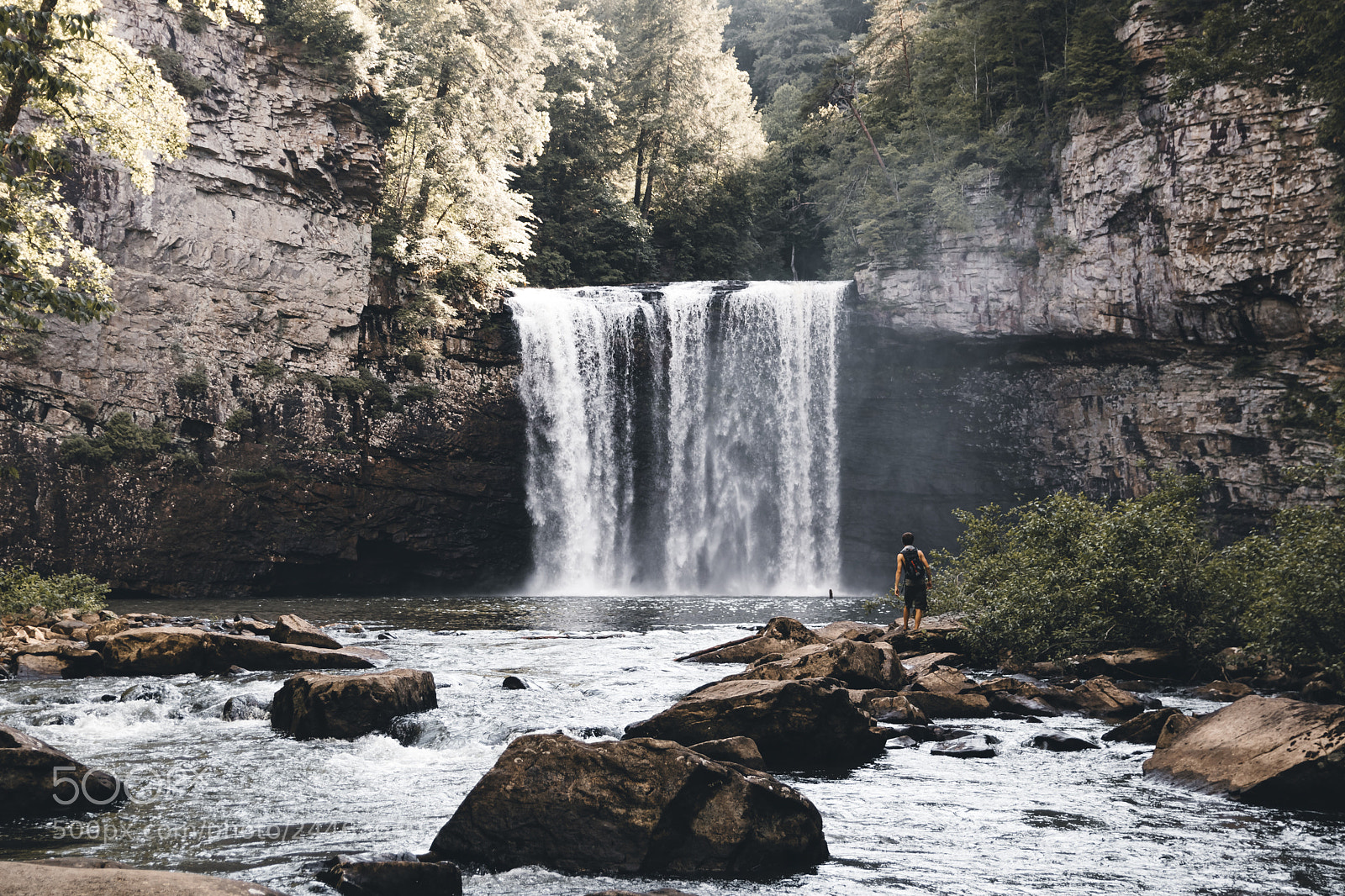 Canon EOS 750D (EOS Rebel T6i / EOS Kiss X8i) sample photo. Summer waterfalls photography