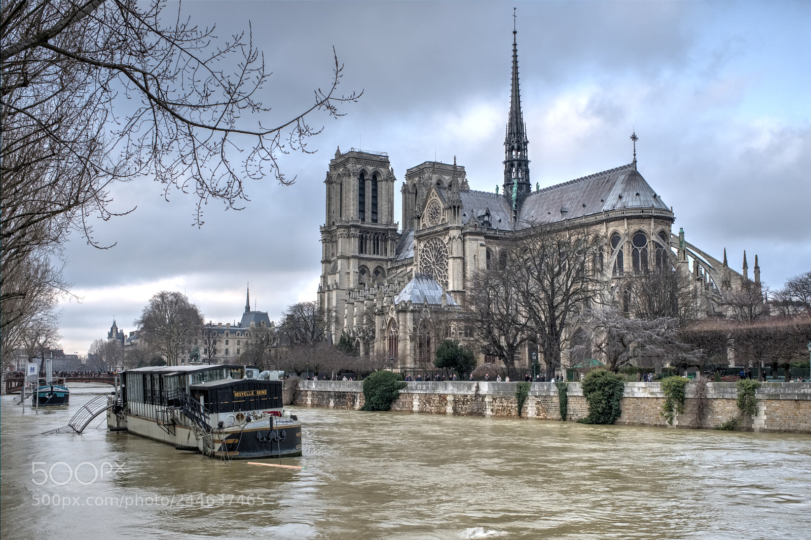 Fujifilm X-T20 sample photo. Extent of seine flood photography