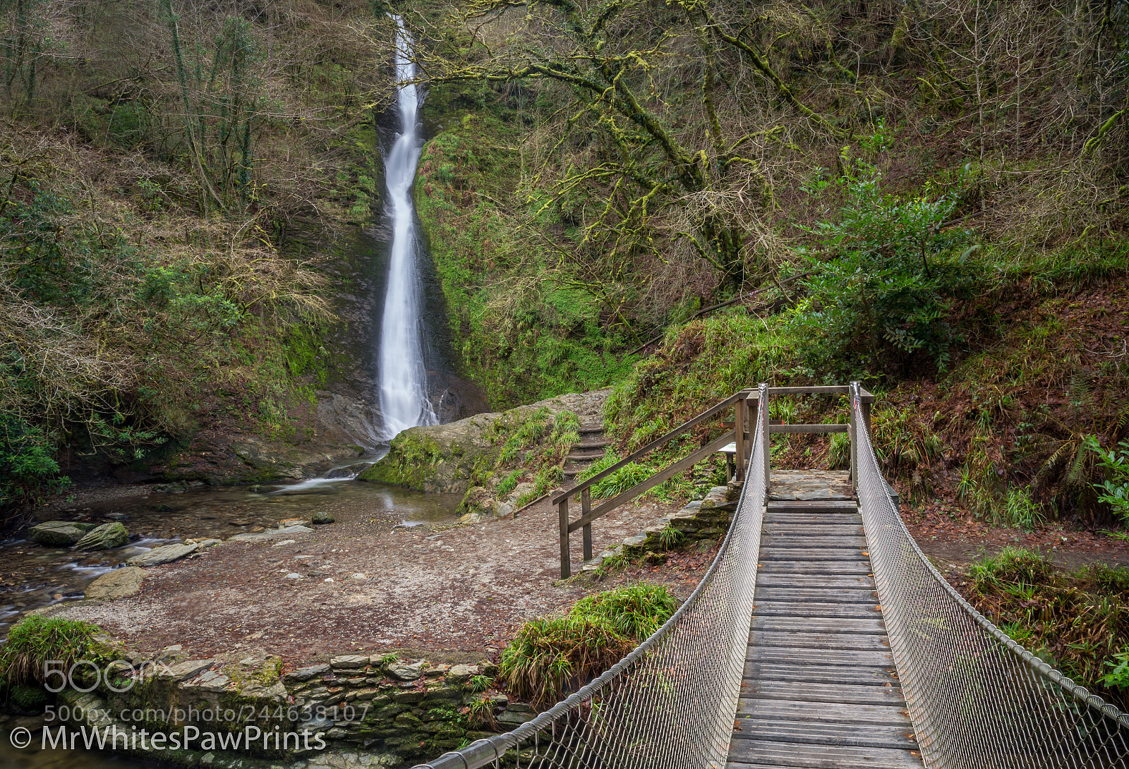 Nikon D7100 sample photo. Winter at lydford gorge photography
