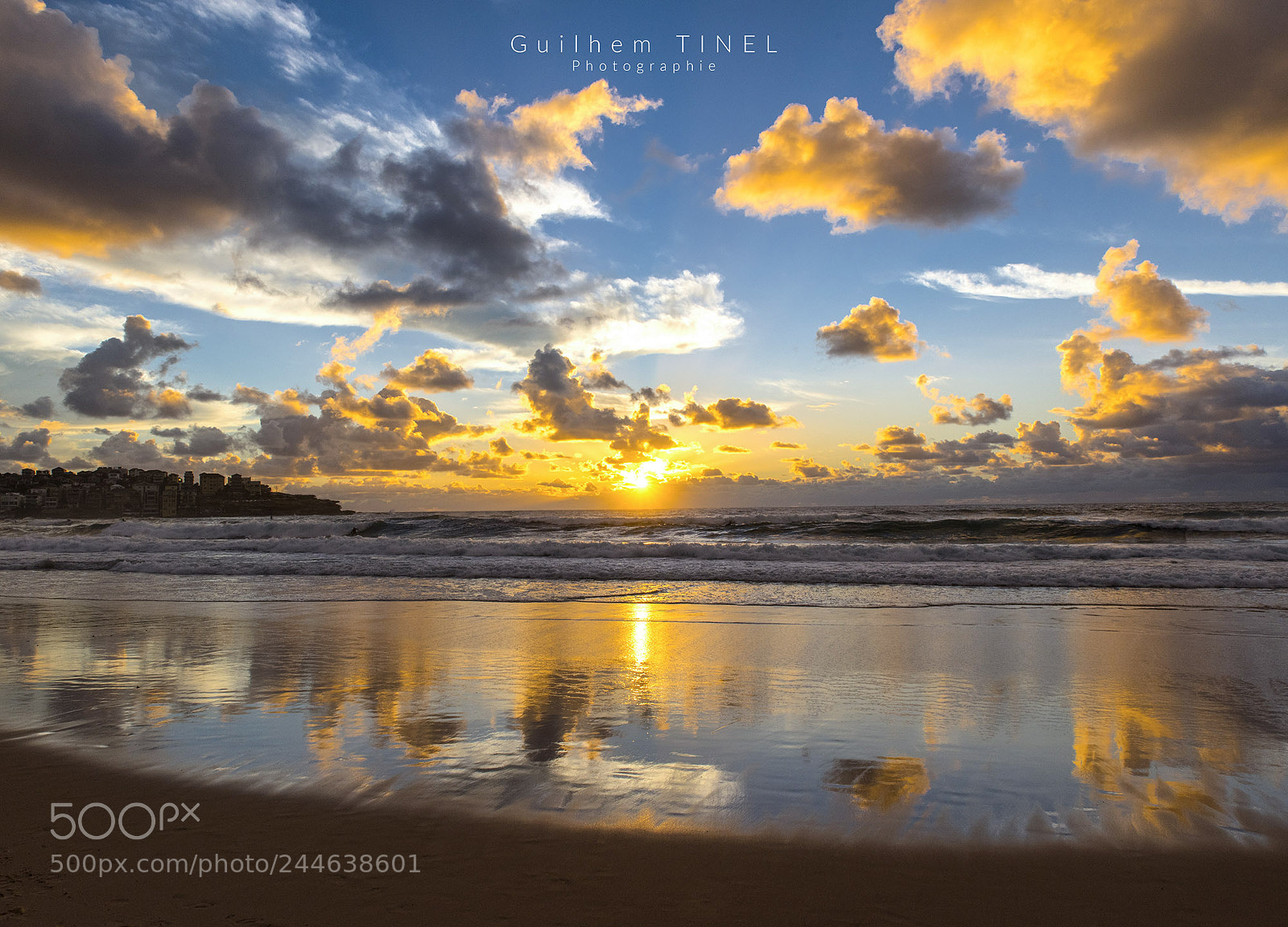 Nikon D810 sample photo. Sunrise at bondi beach photography