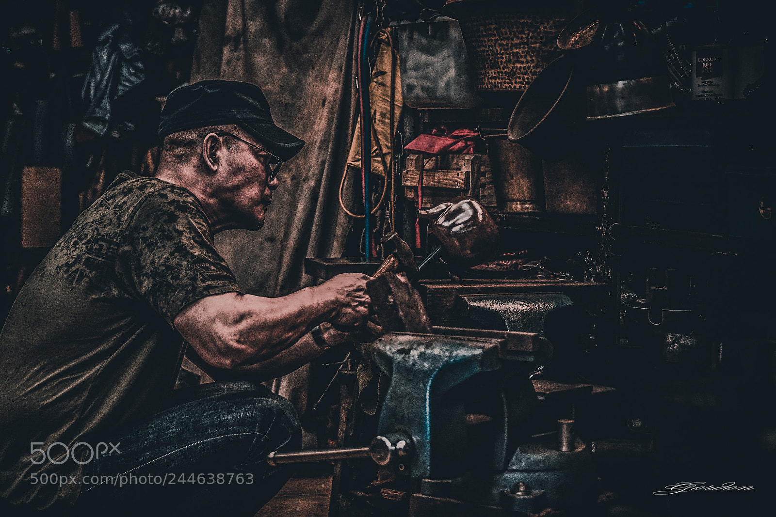 Nikon D3100 sample photo. Blacksmith photography