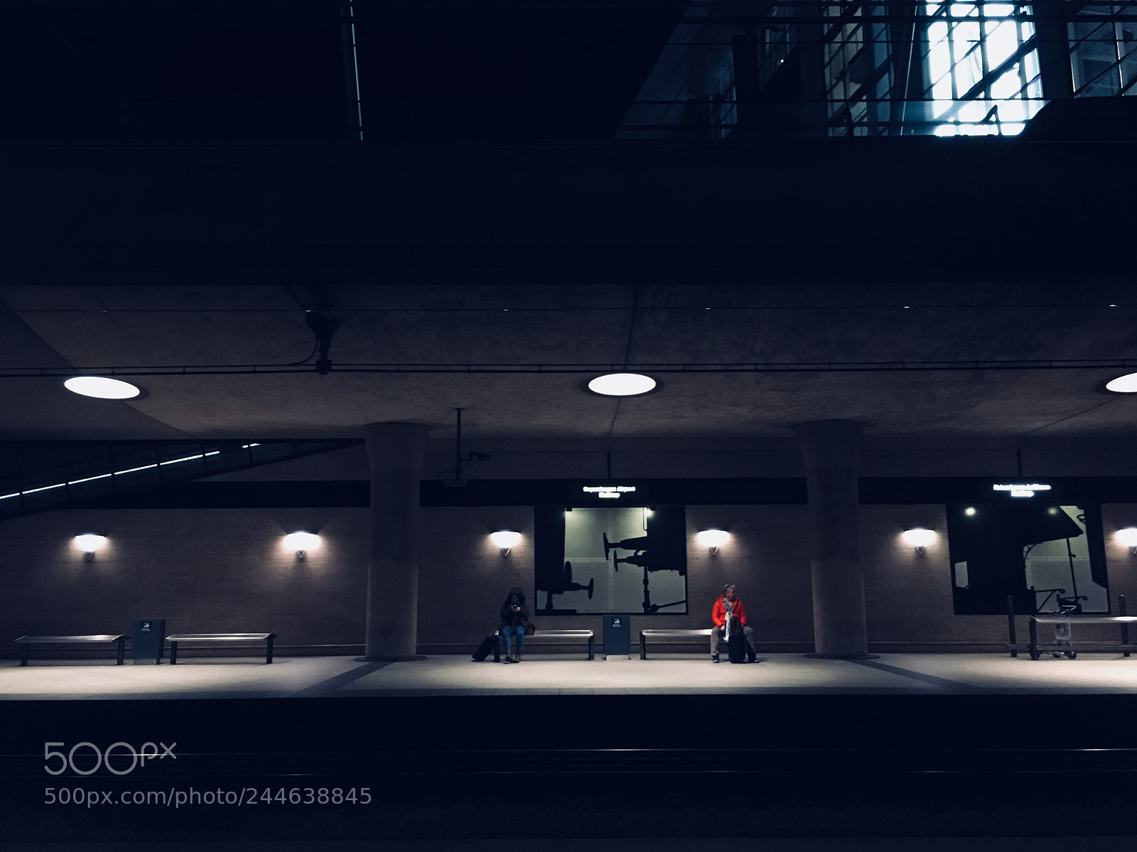 Apple iPhone 6s sample photo. Train station, copenhagen photography