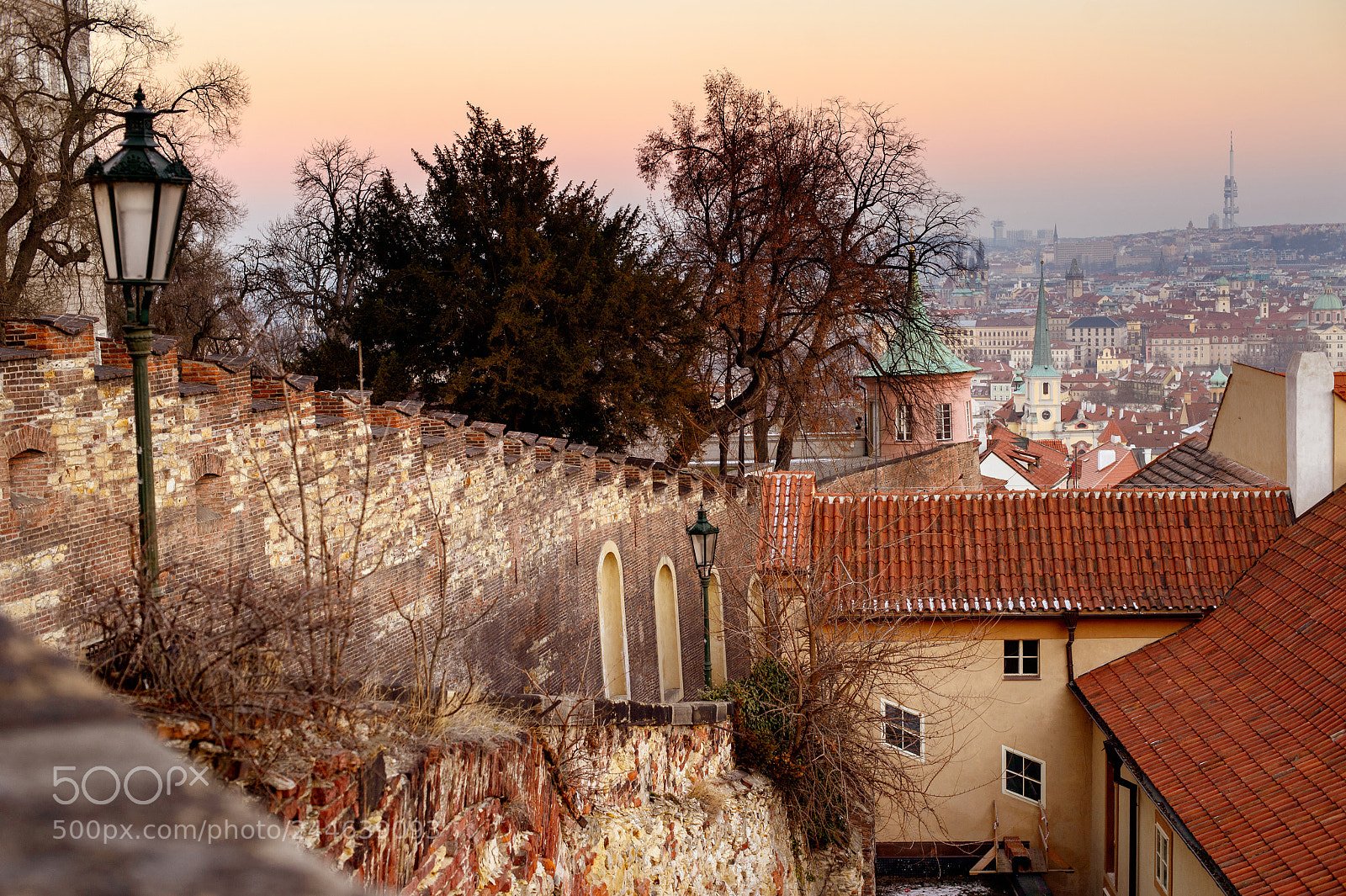 Nikon Df sample photo. Panoramic view to prague photography