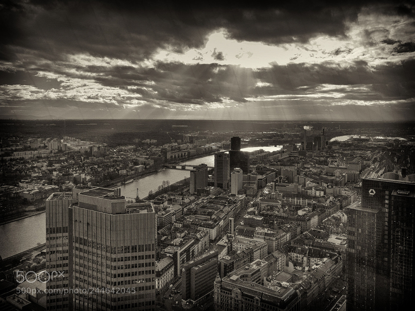 OnePlus A3003 sample photo. Frankfurt: skyline photography