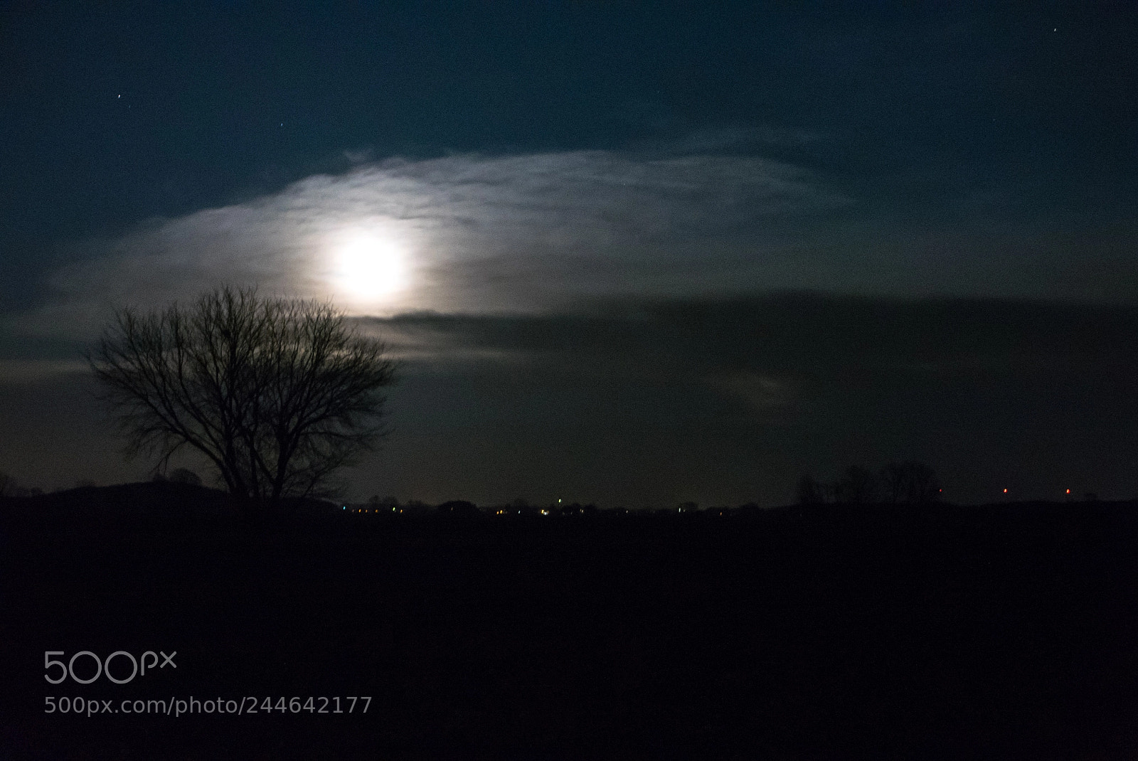 Panasonic Lumix DMC-LX100 sample photo. Cloudy moon photography