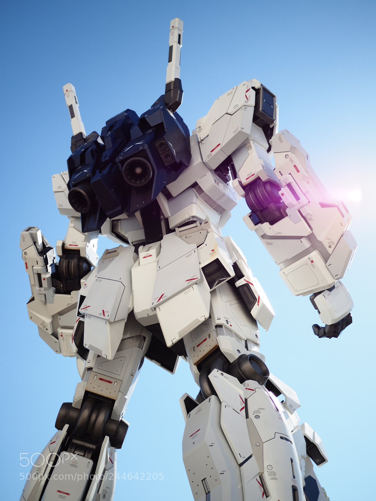 Olympus PEN-F sample photo. Gundam unicorn photography