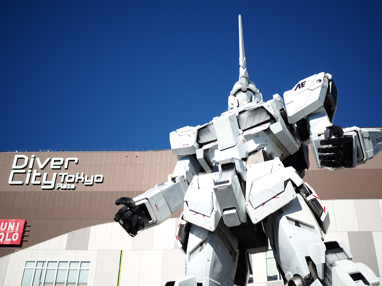 Olympus PEN-F sample photo. Gundam unicorn photography