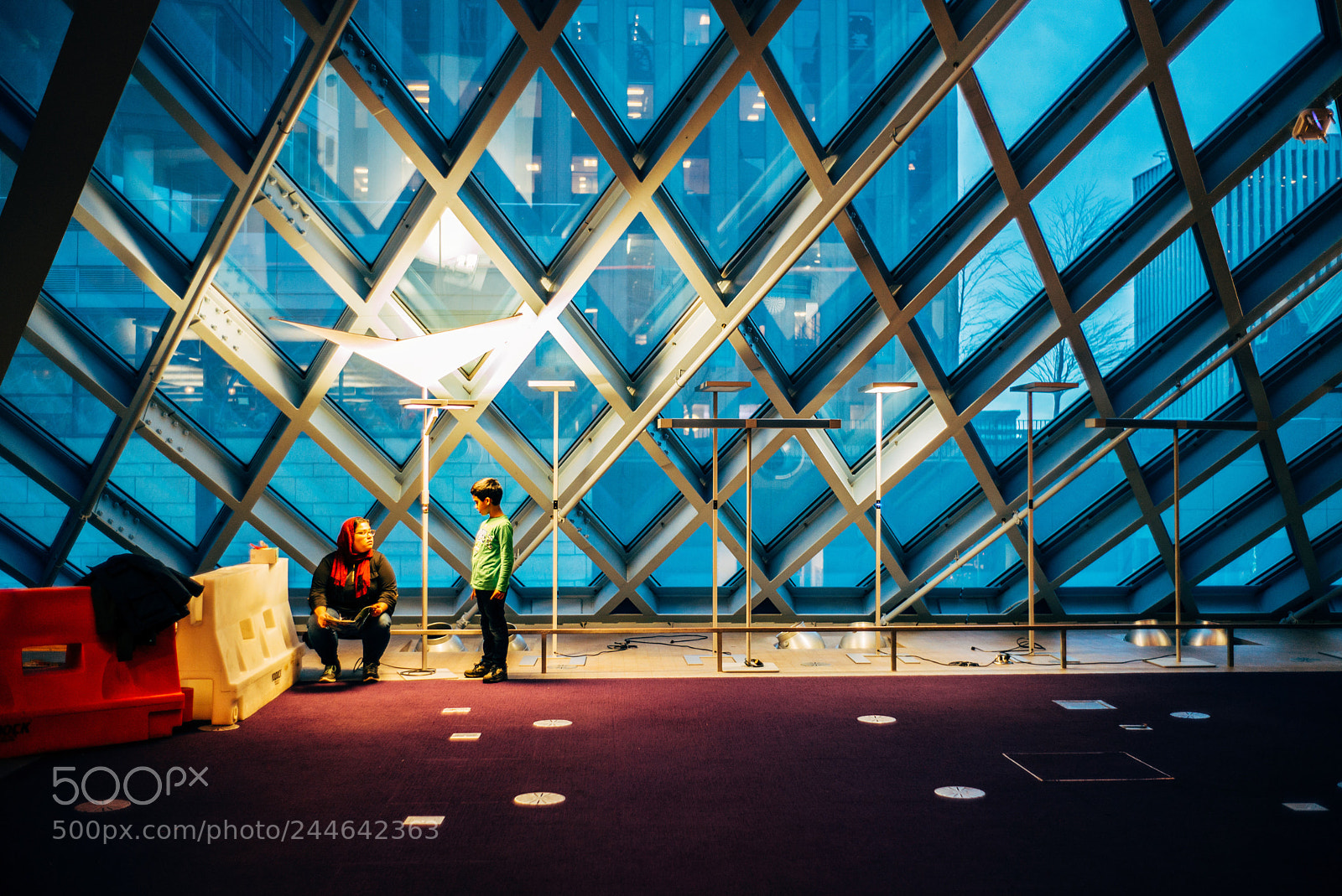 Leica M (Typ 240) sample photo. Seattle public library photography