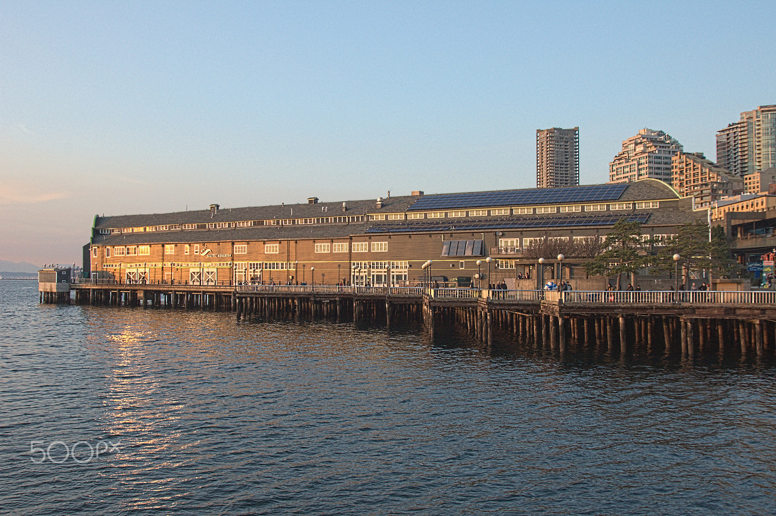 Nikon D90 sample photo. Seattle waterfront photography