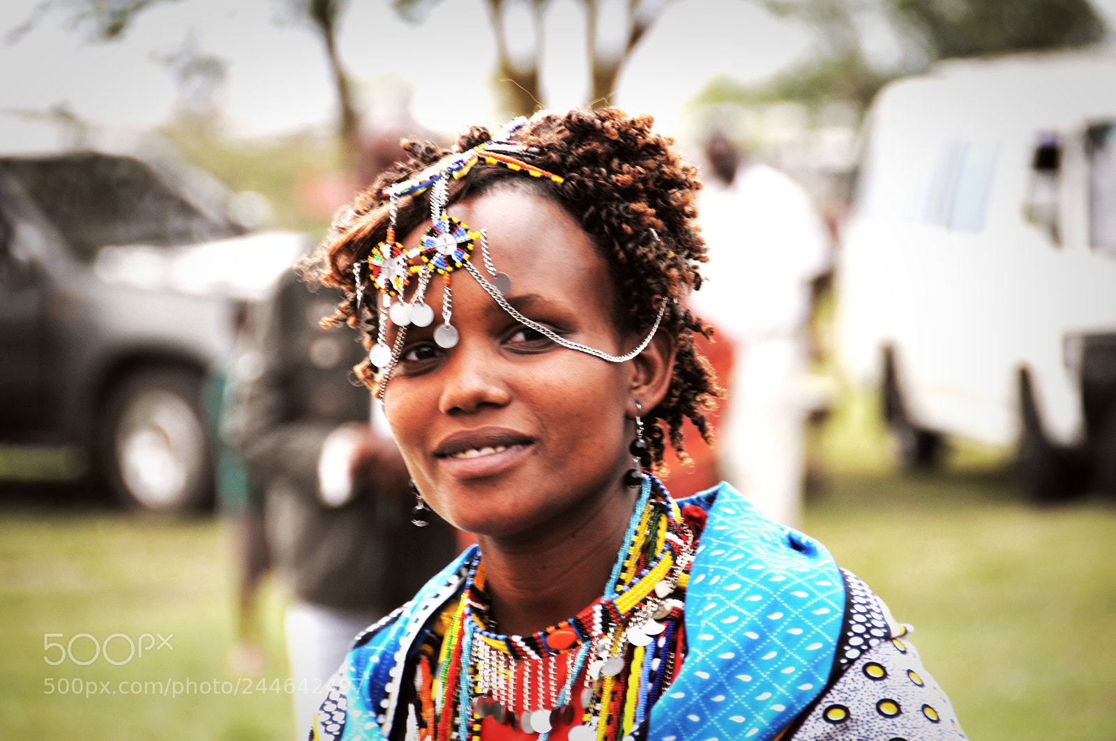 Nikon D300S sample photo. Beautiful happy masai girl photography