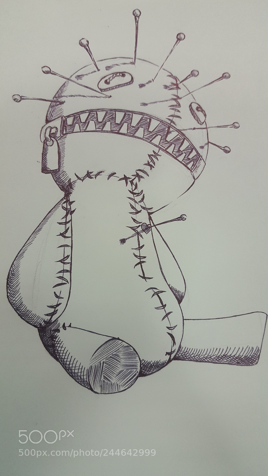 Samsung Galaxy Note5 sample photo. Pen voodoo doll photography