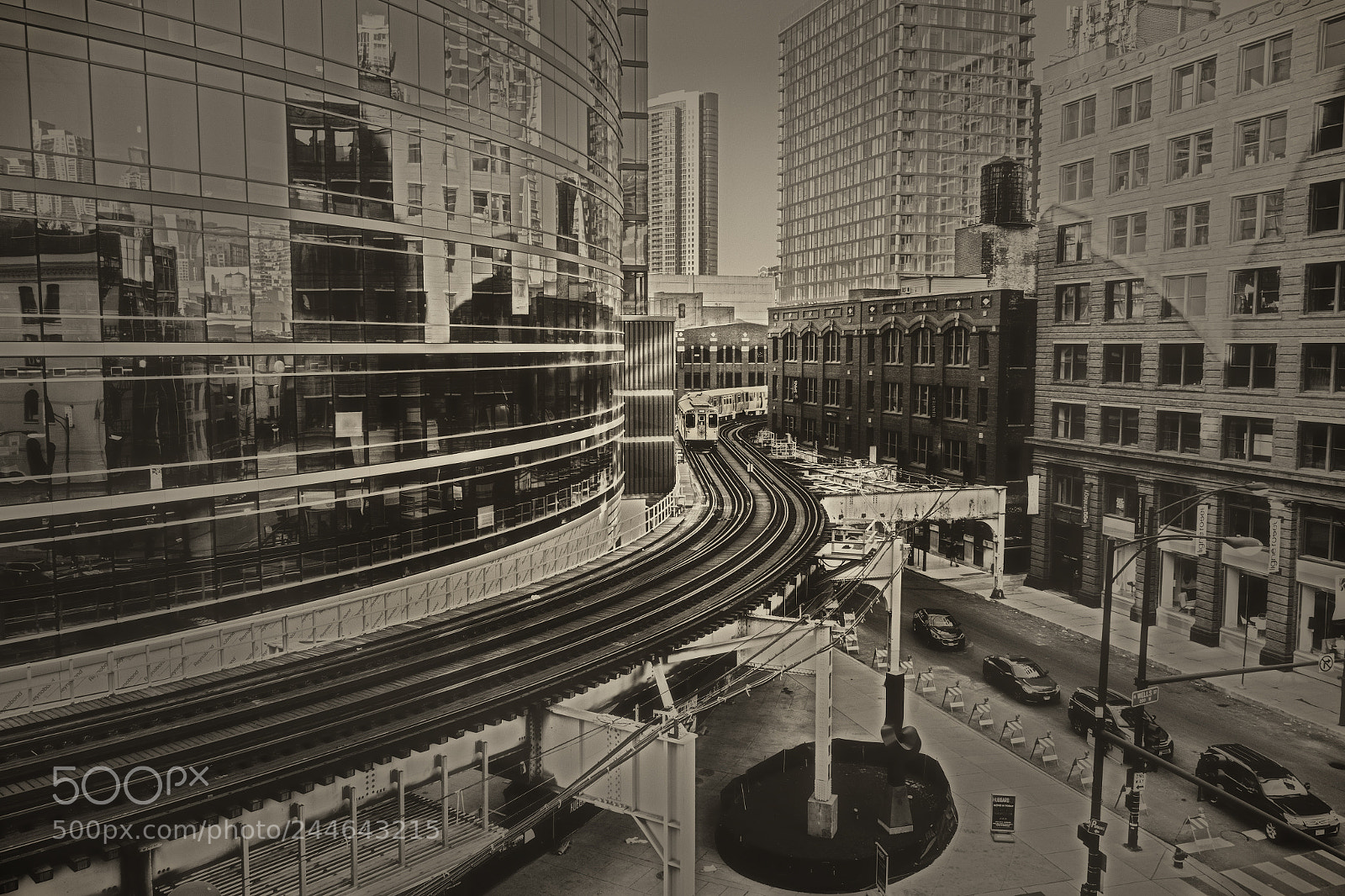 Canon EOS 7D Mark II sample photo. Chicago railway system photography