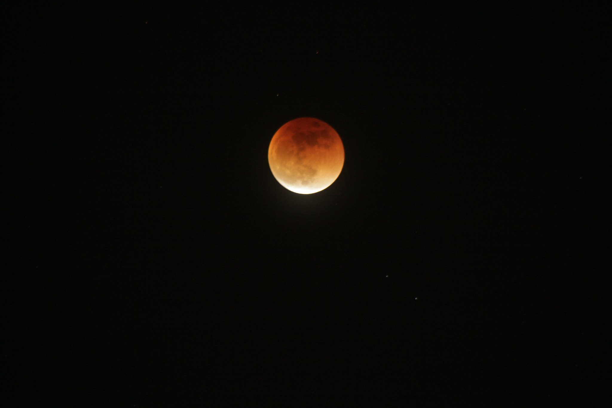 Canon EOS 60D sample photo. Red moon photography