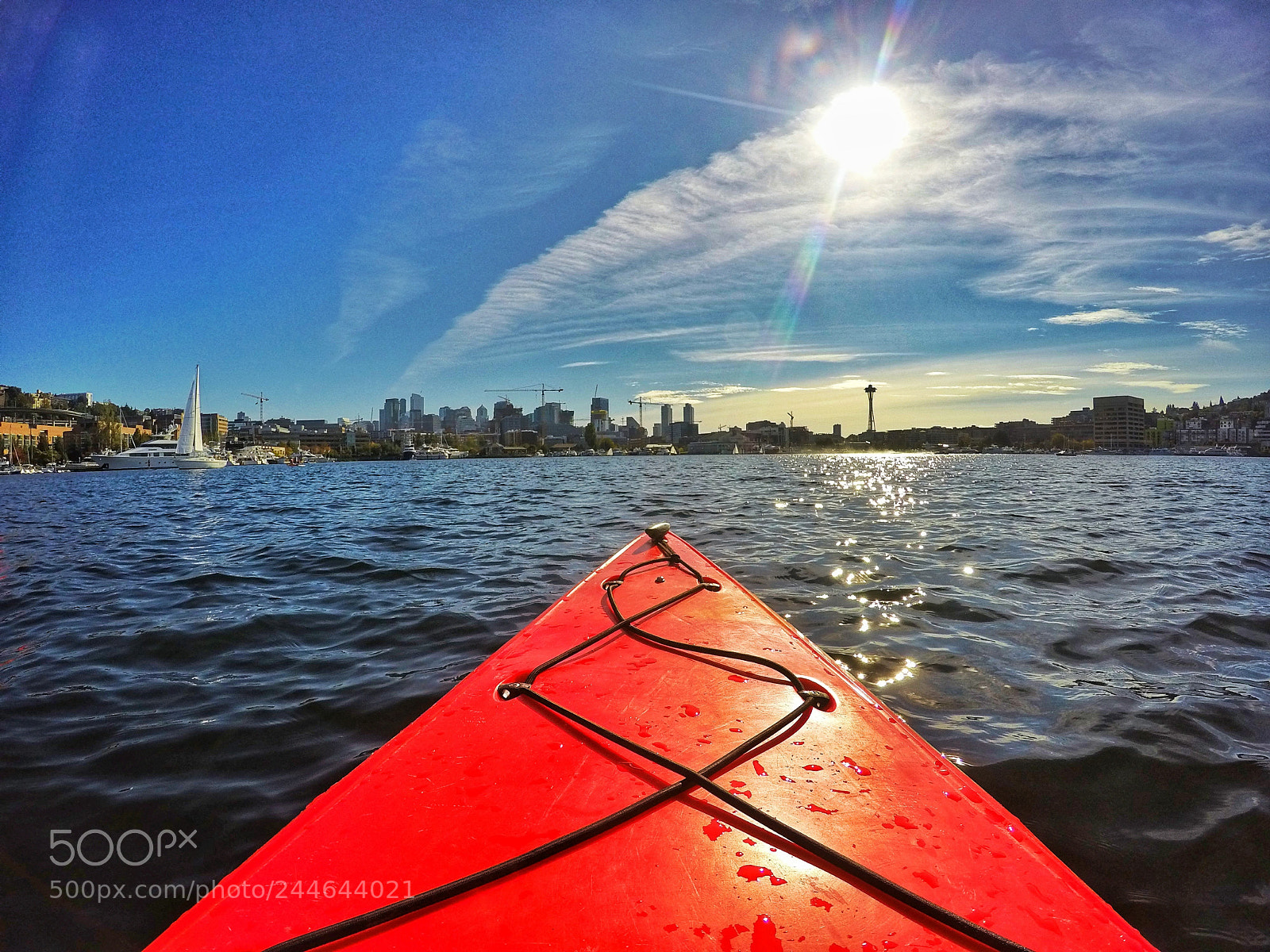 GoPro HERO4 Silver sample photo. Kayaking in seattle photography