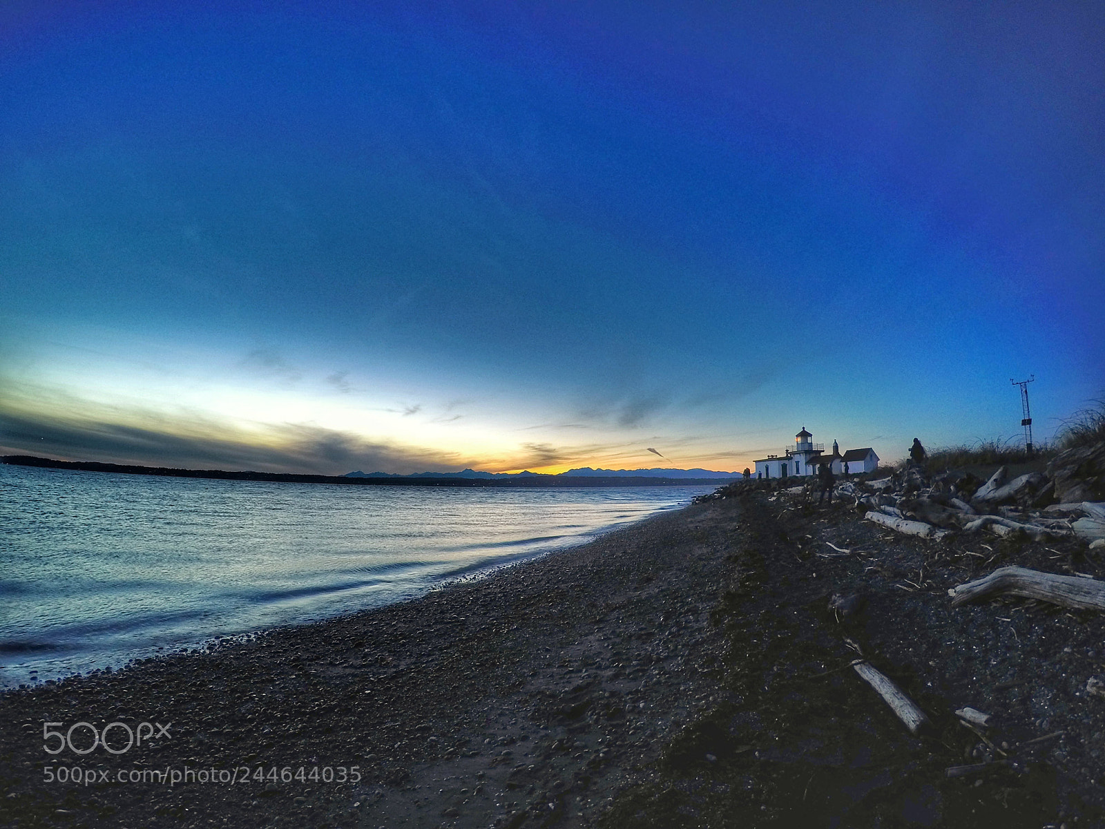 GoPro HERO4 Silver sample photo. Sunset in seattle photography