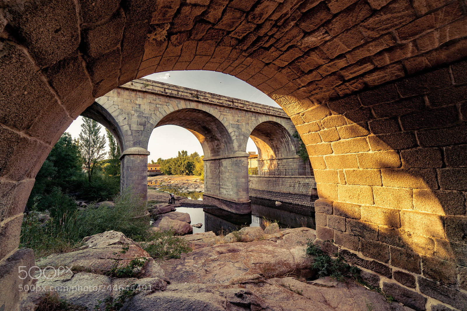 Sony a7 sample photo. Puente bajo el rio photography