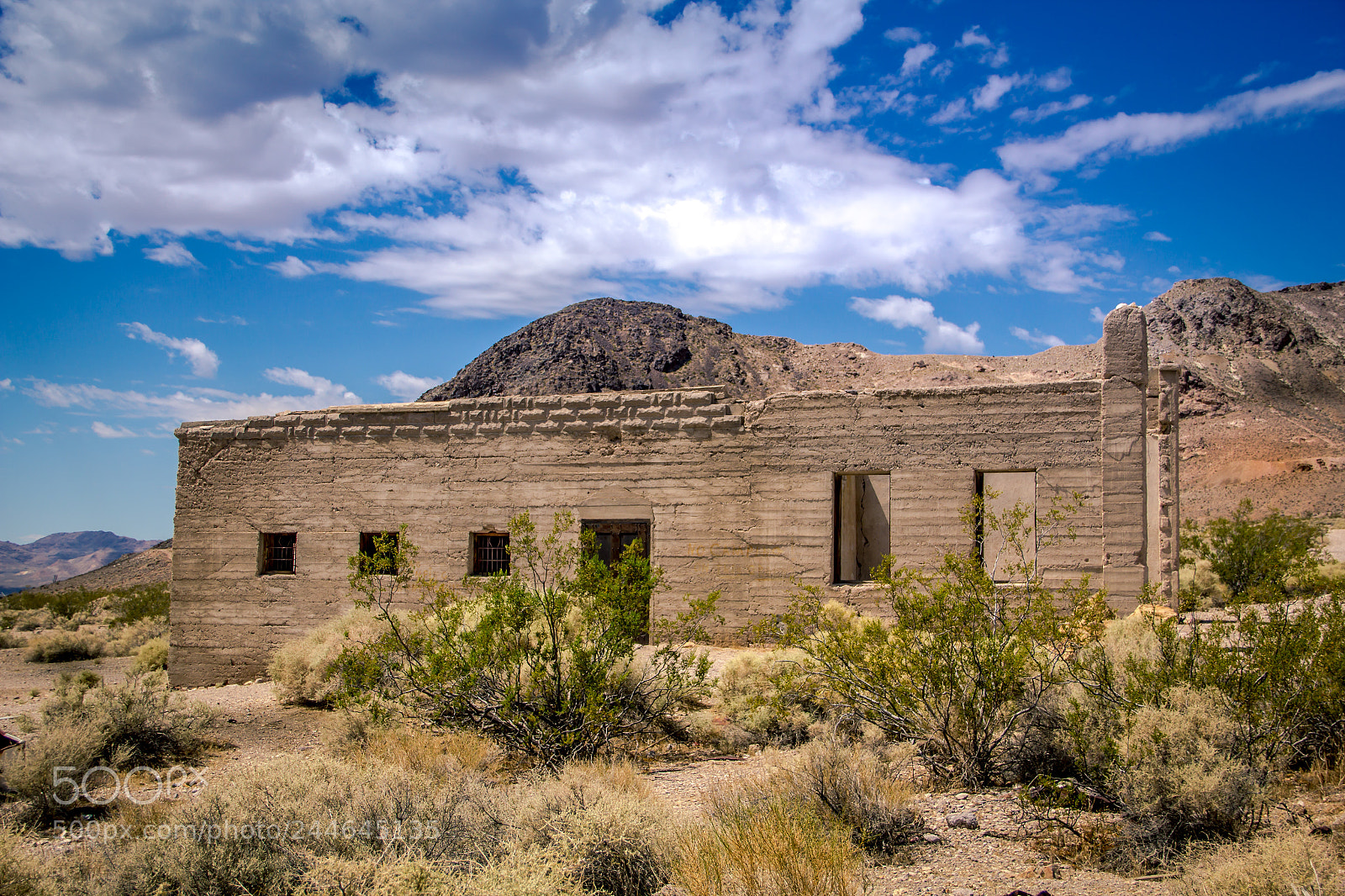 Canon EOS 60D sample photo. Rhyolite town jail photography