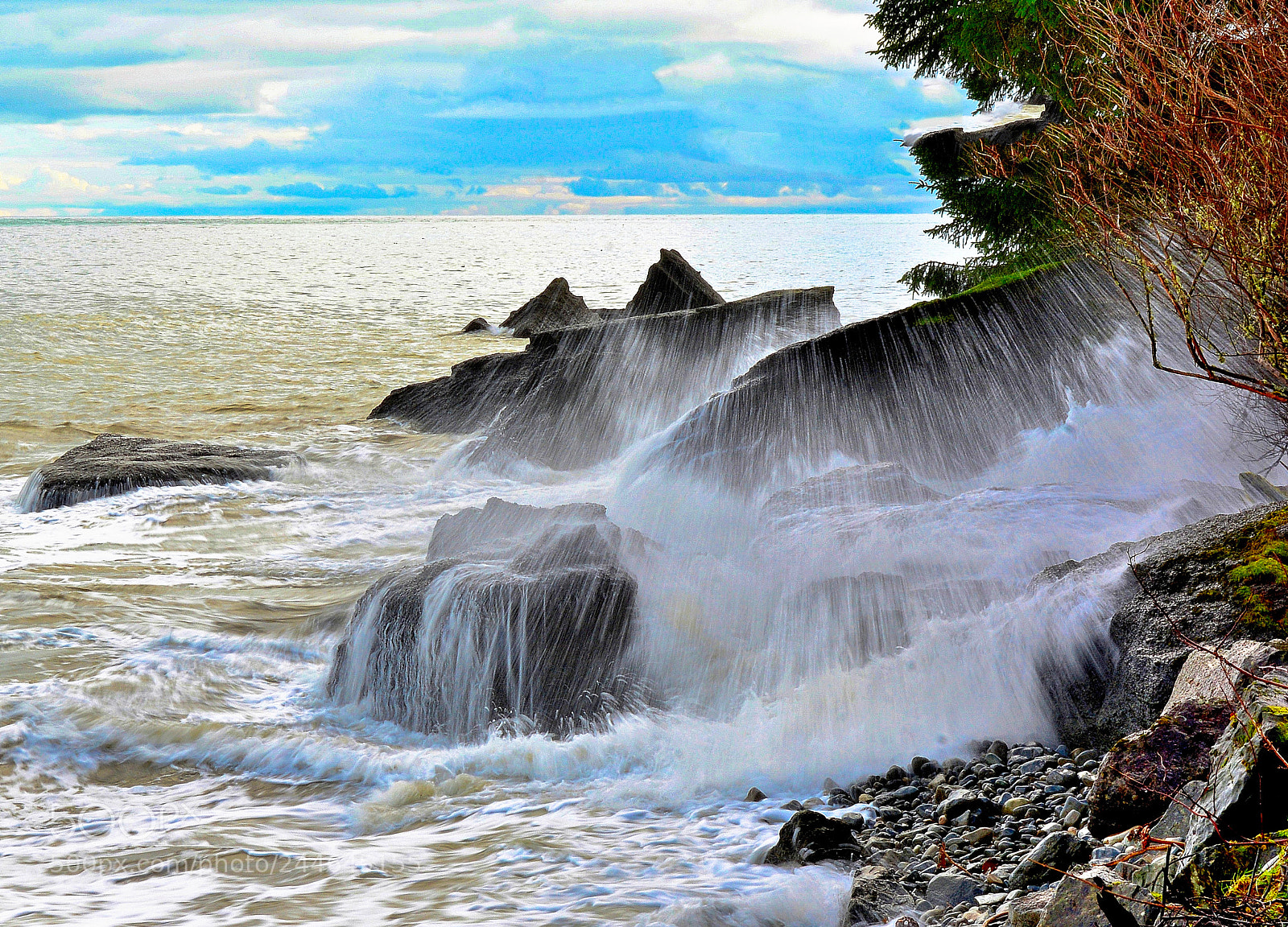 Nikon D7100 sample photo. Waves in motion photography