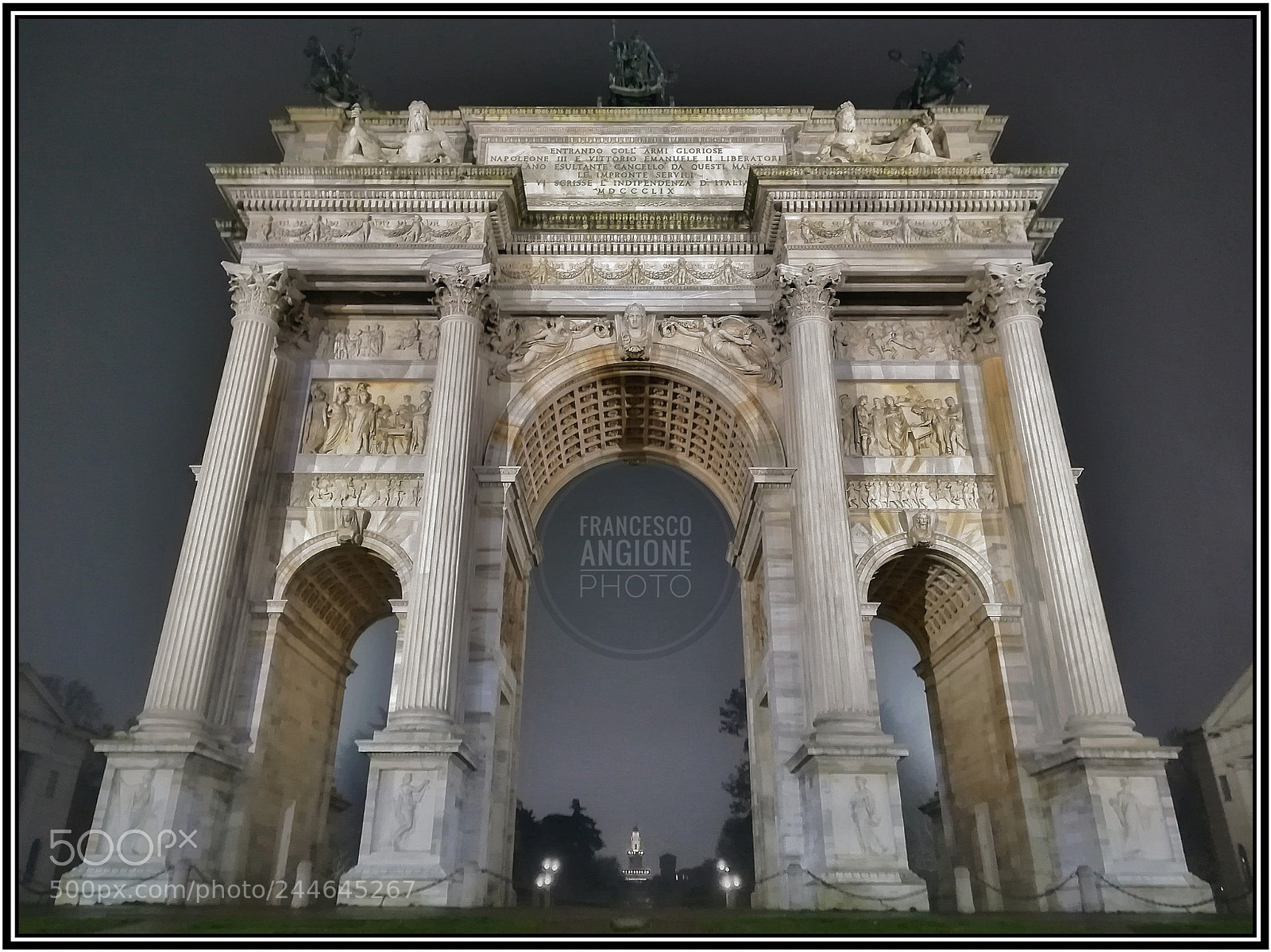 HUAWEI PRA-LX1 sample photo. Arco della pace photography