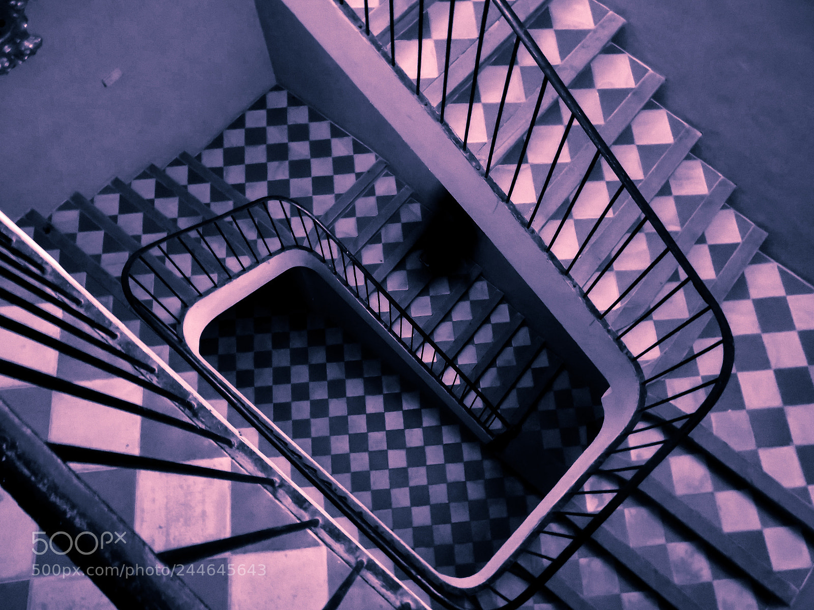 Nikon COOLPIX L330 sample photo. Las escaleras • black&white photography