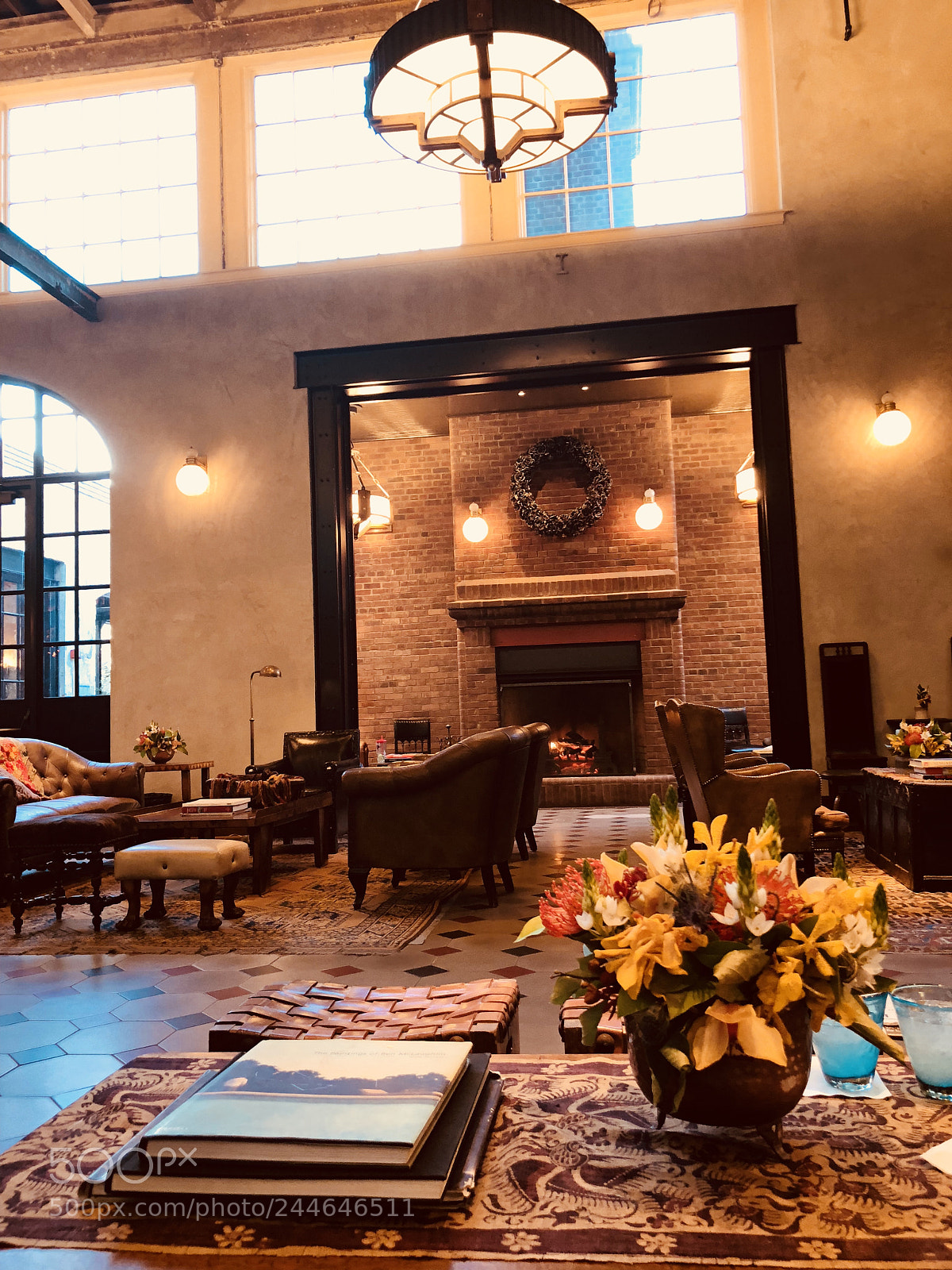 Apple iPhone X sample photo. Hotel emma lobby photography
