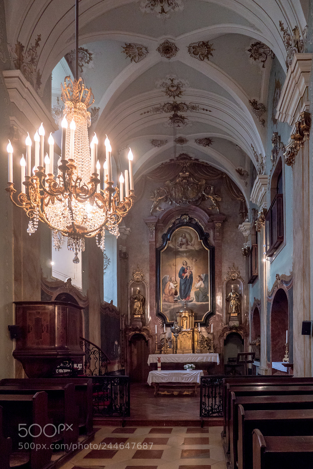 Panasonic Lumix DMC-GX8 sample photo. Schloss esterházy chapel photography