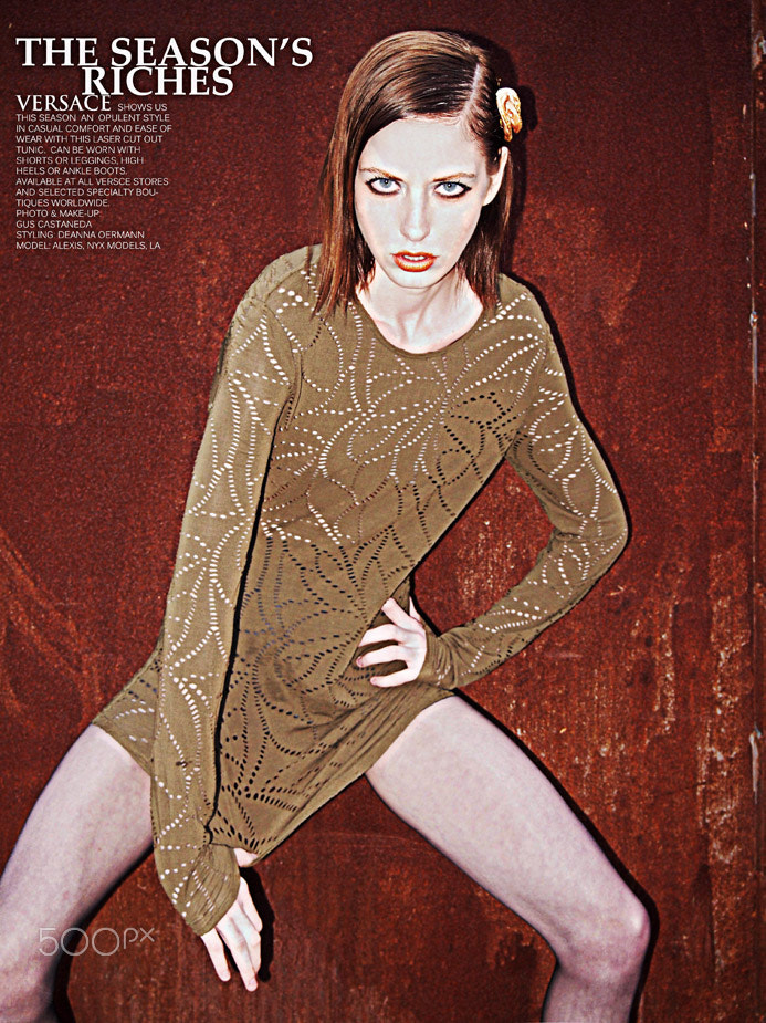 Olympus PEN E-PL2 sample photo. Versace editorial photography