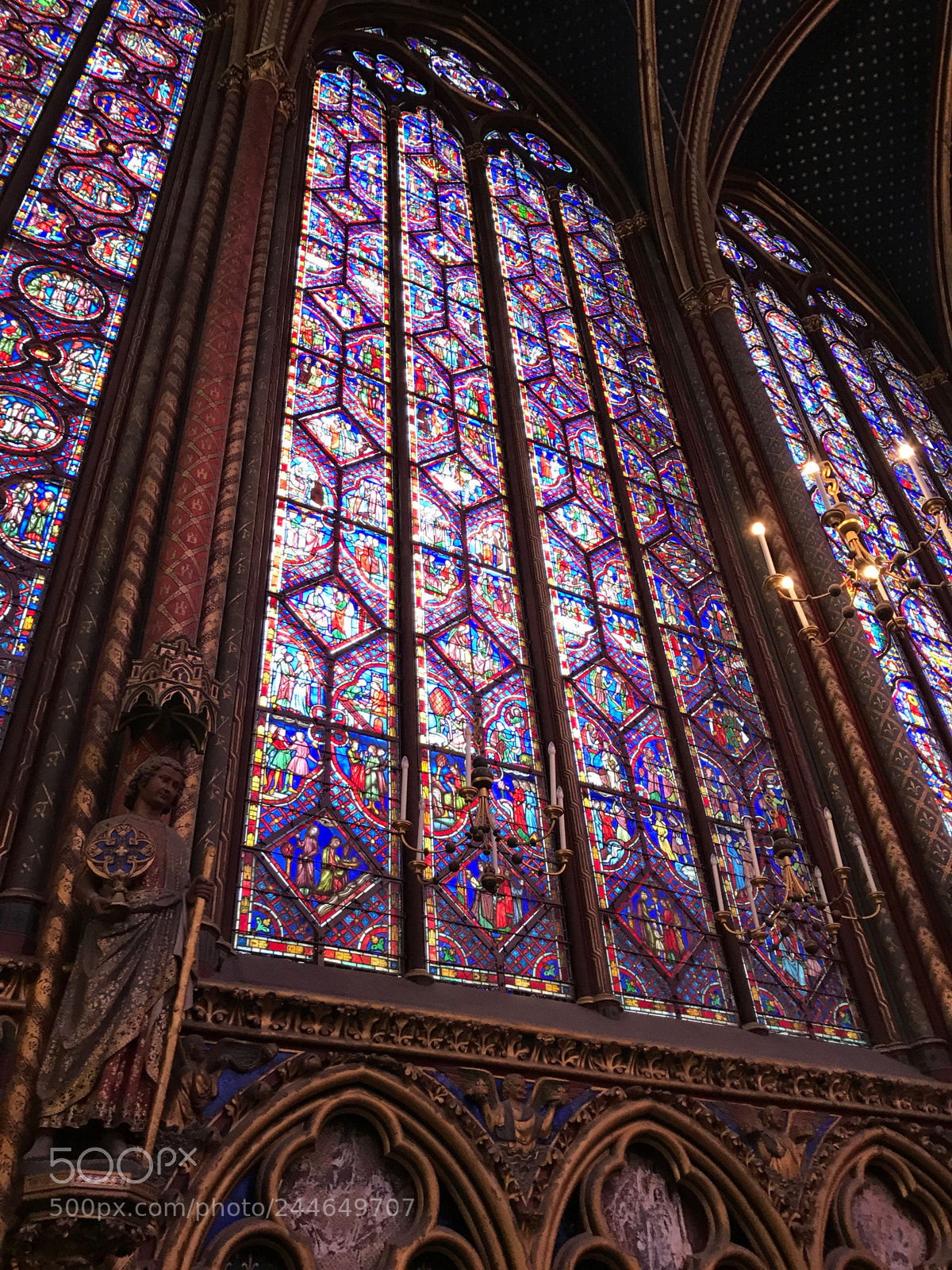 Apple iPhone 7 sample photo. Saint chapel photography