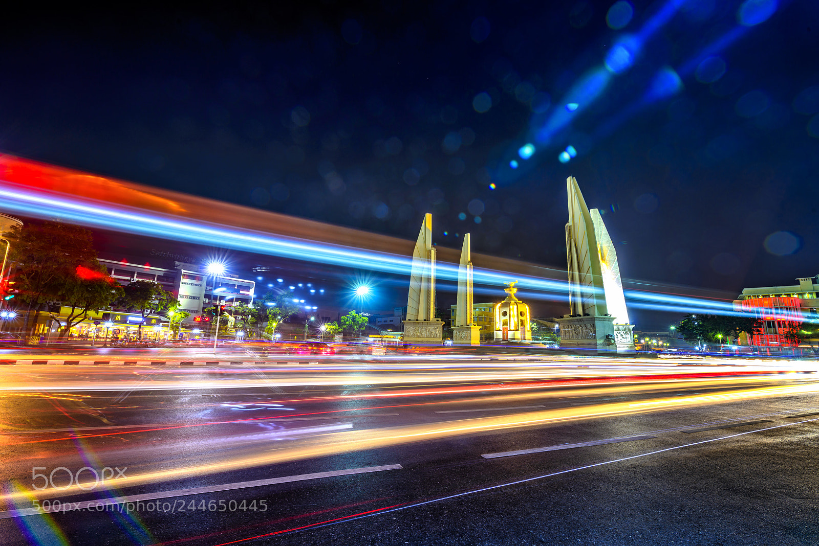 Nikon D800E sample photo. Democracy monument in bangkok photography