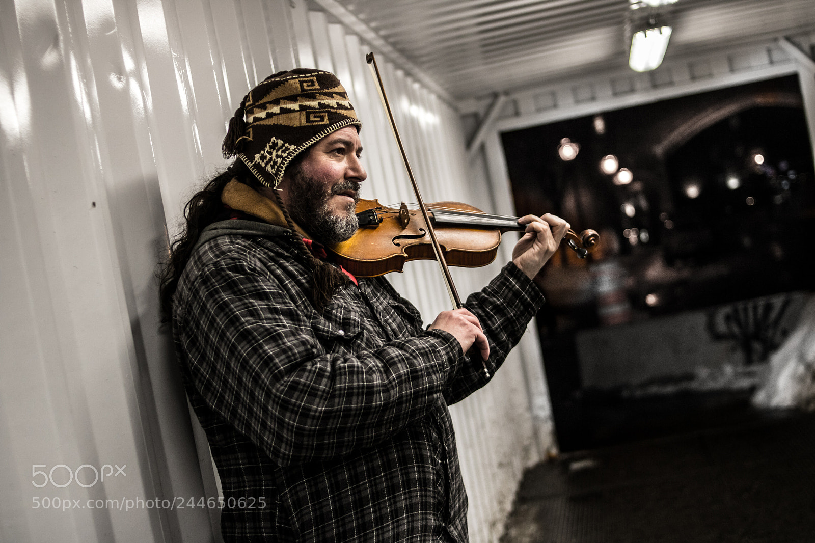Canon EOS 750D (EOS Rebel T6i / EOS Kiss X8i) sample photo. Man playing violon photography