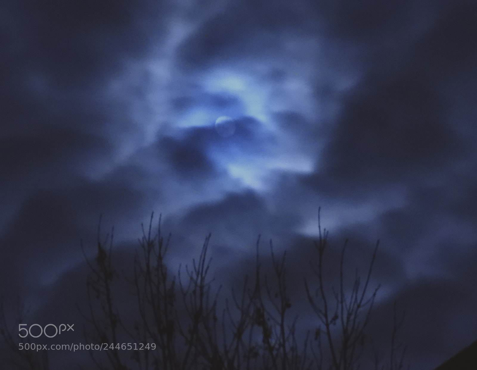 Nikon Coolpix B700 sample photo. Moon and clouds photography