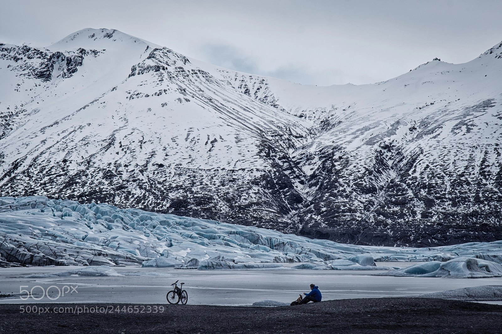 Nikon D7200 sample photo. Glacier biker photography